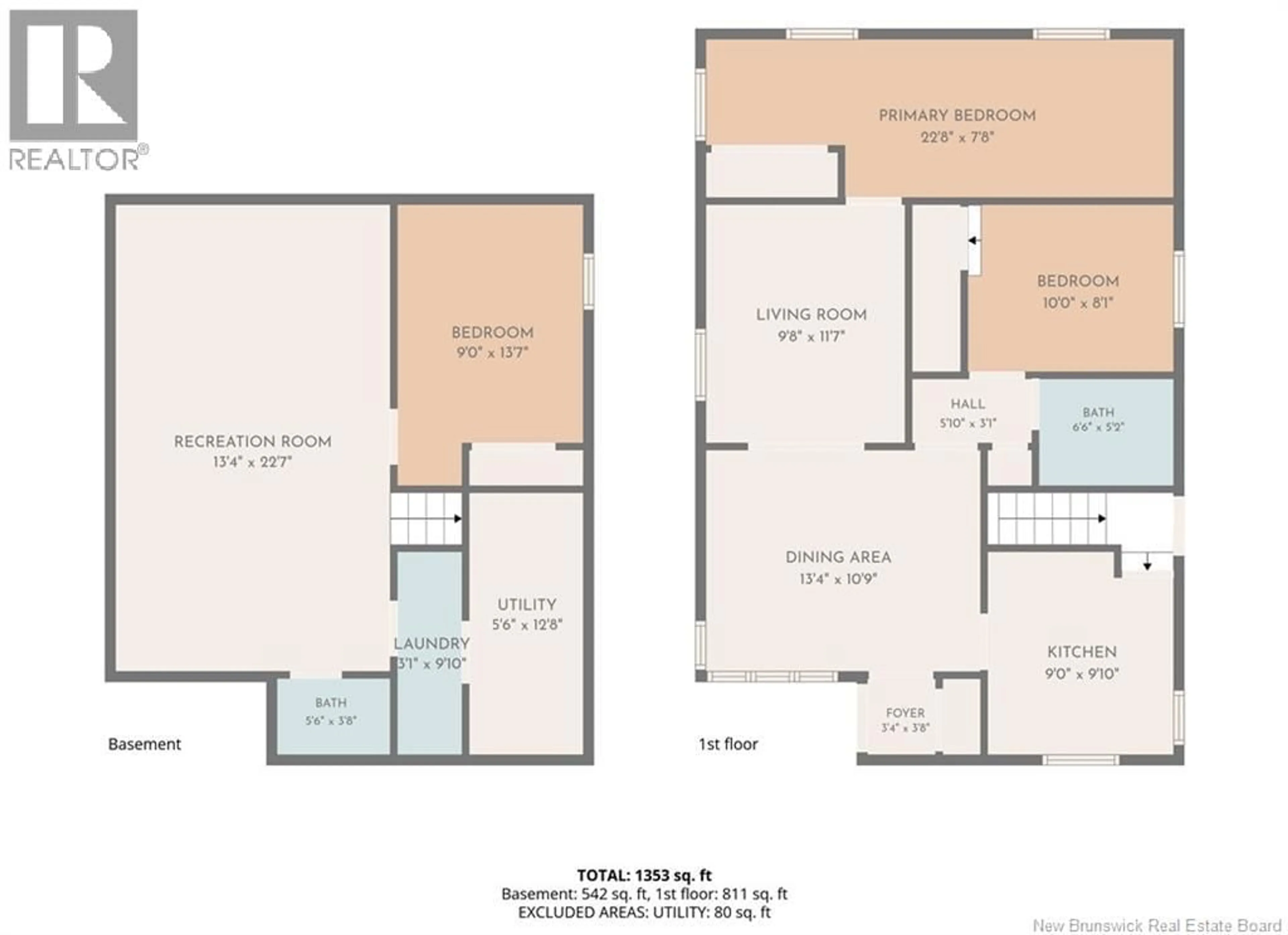 Floor plan for 628 SAND COVE ROAD, Saint John New Brunswick E2M3C4