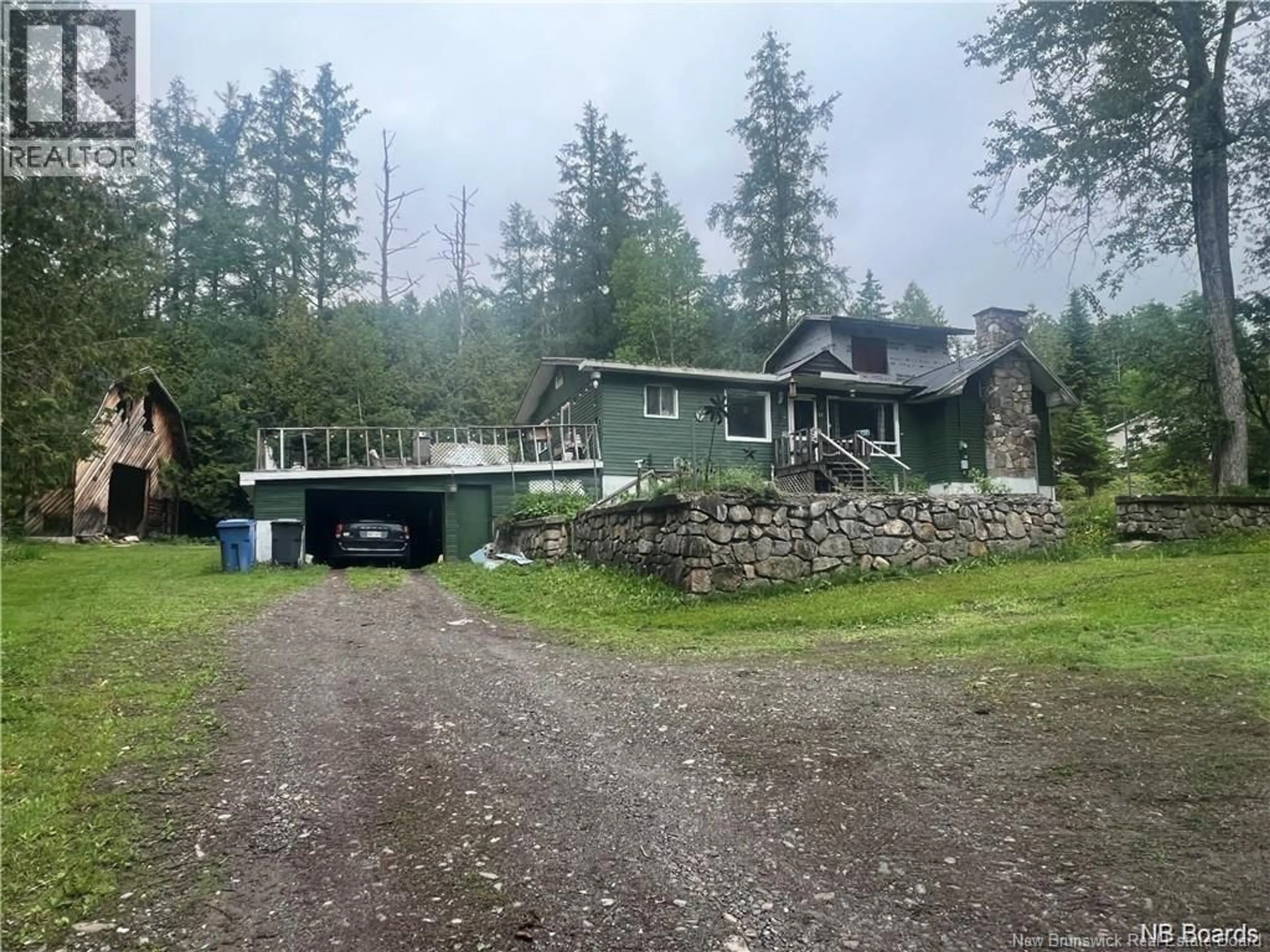 A pic from outside/outdoor area/front of a property/back of a property/a pic from drone, unknown for 11 FOLEY BROOK ROAD, New Denmark New Brunswick E7G1N7