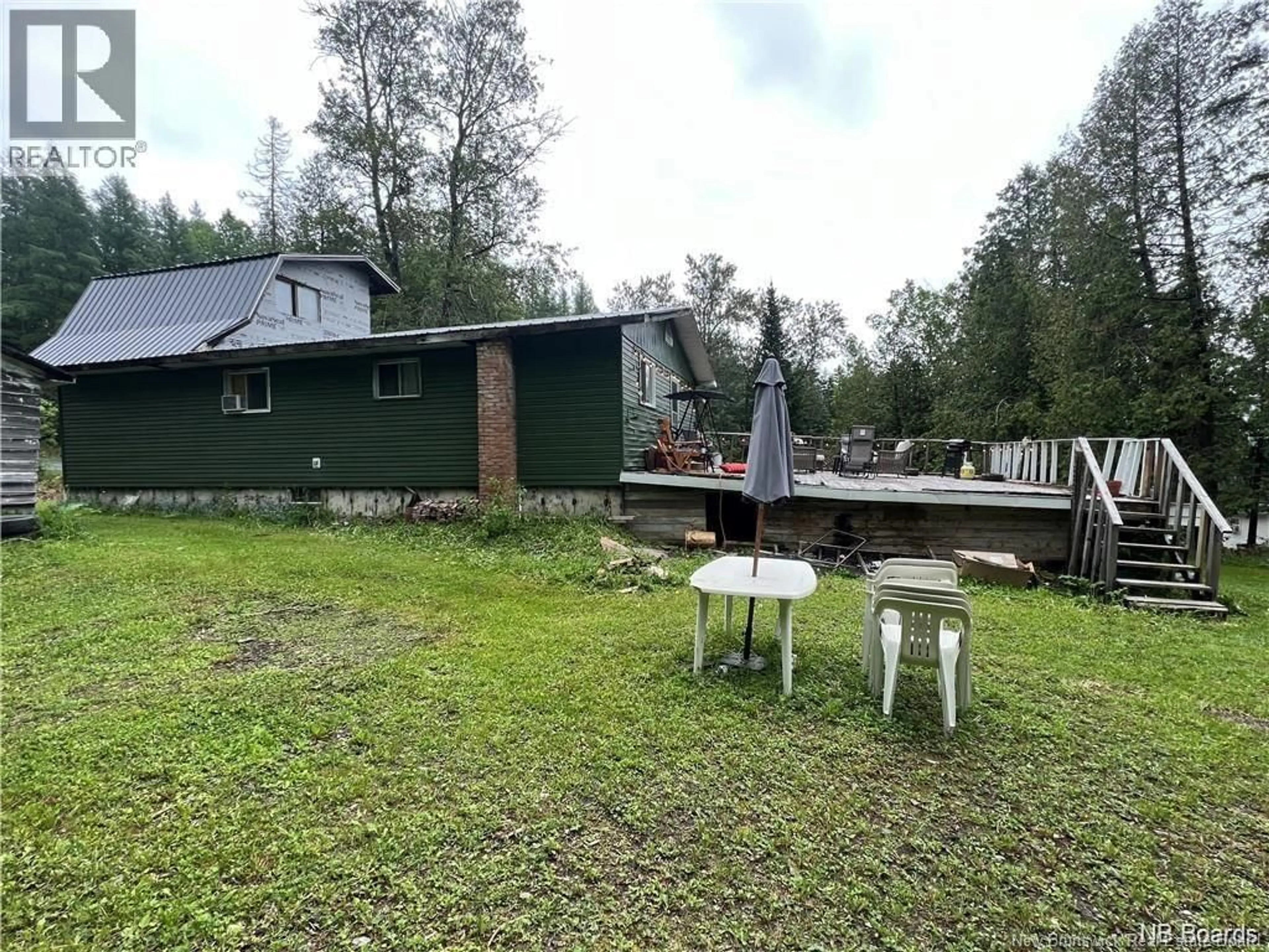 A pic from outside/outdoor area/front of a property/back of a property/a pic from drone, unknown for 11 FOLEY BROOK ROAD, New Denmark New Brunswick E7G1N7