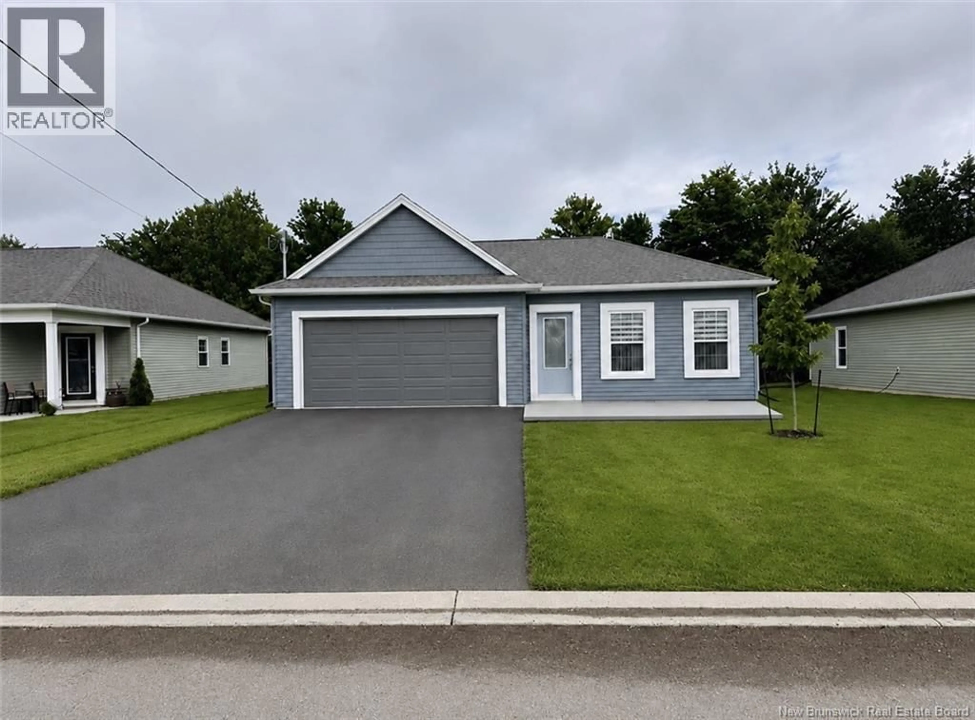 Home with vinyl exterior material, street for 59 LAUREN LANE, Sussex Corner New Brunswick E4E0M6