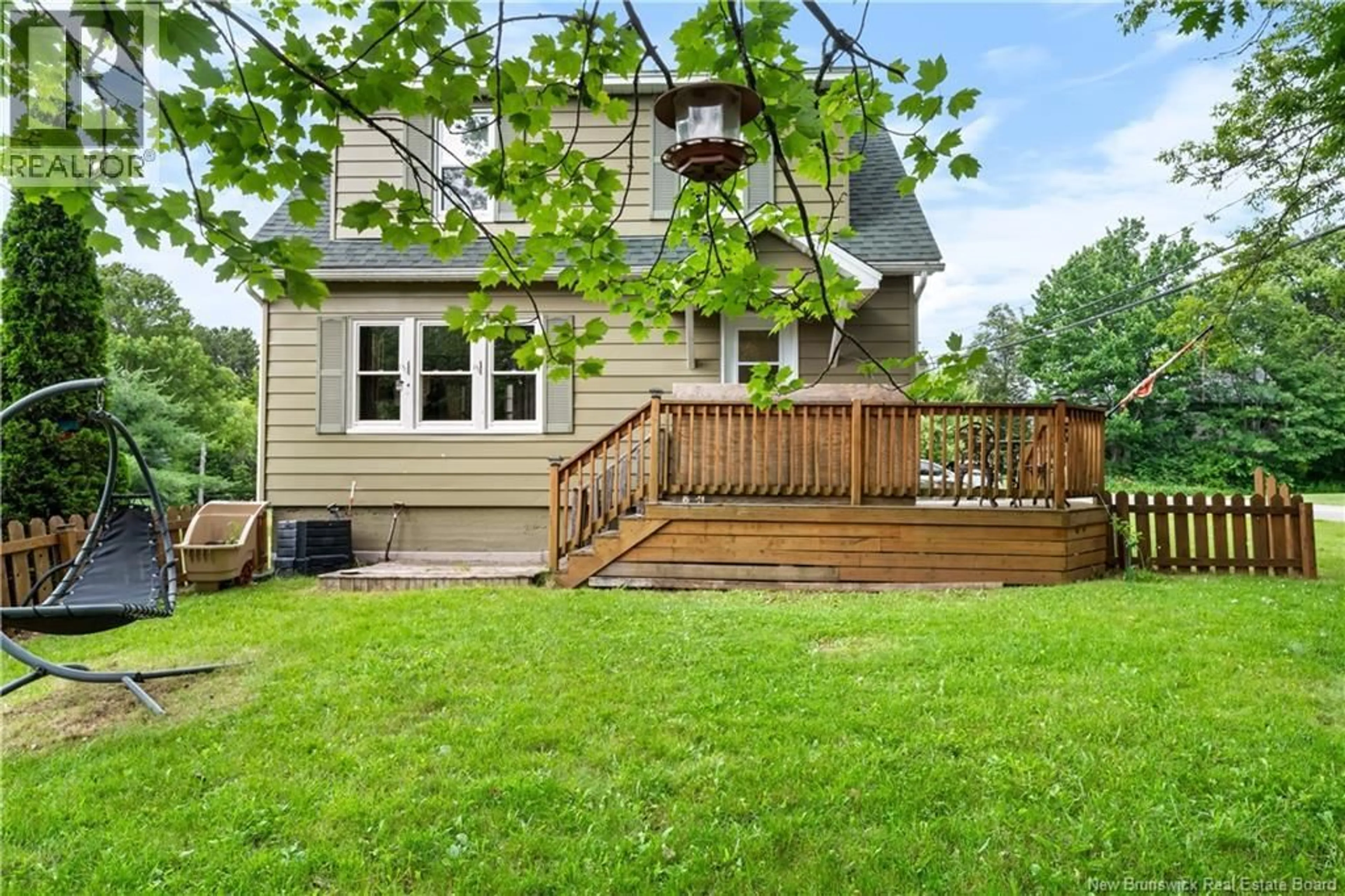 Home with vinyl exterior material, street for 9 ACADEMY LANE, Petitcodiac New Brunswick E4Z4C2