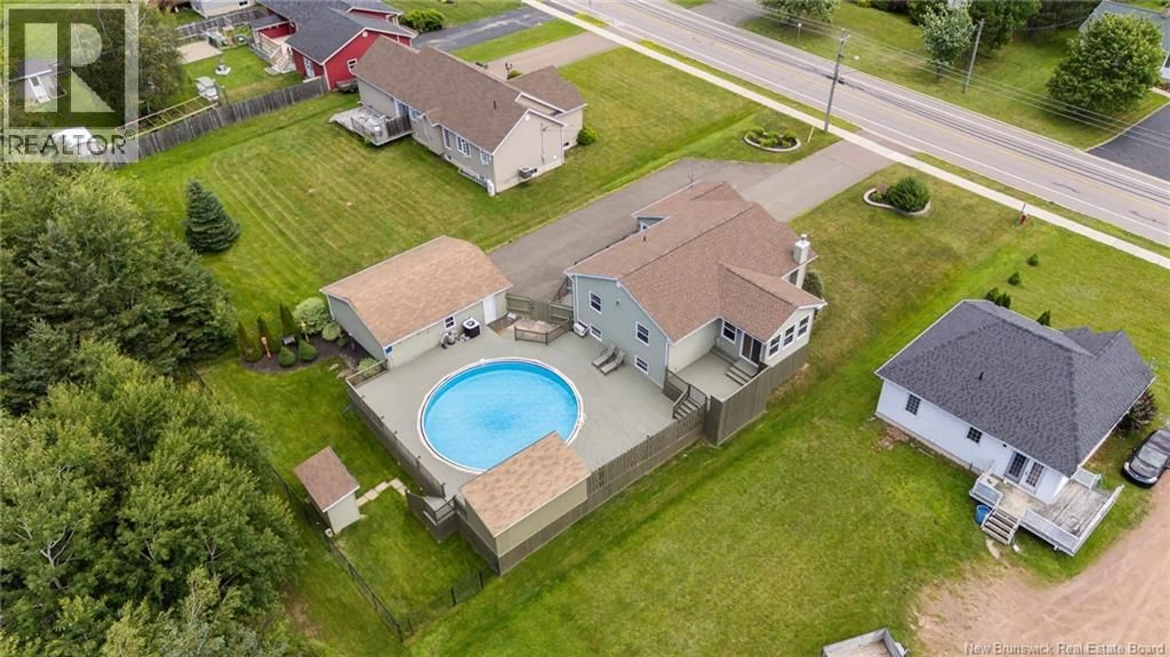 A pic from outside/outdoor area/front of a property/back of a property/a pic from drone, water/lake/river/ocean view for 799 CHARTERSVILLE ROAD, Dieppe New Brunswick E1A1K7