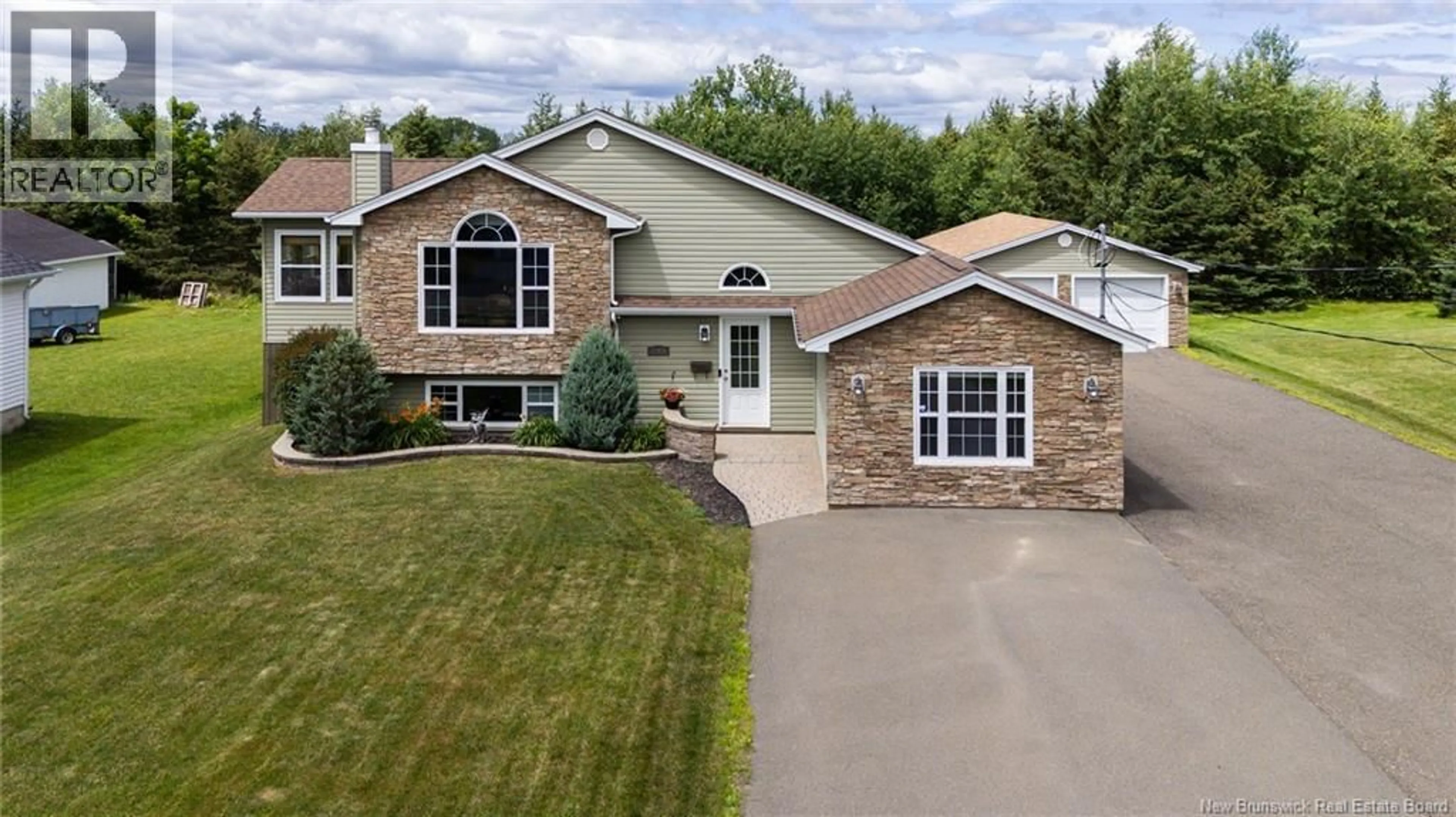 Home with vinyl exterior material, street for 799 CHARTERSVILLE ROAD, Dieppe New Brunswick E1A1K7