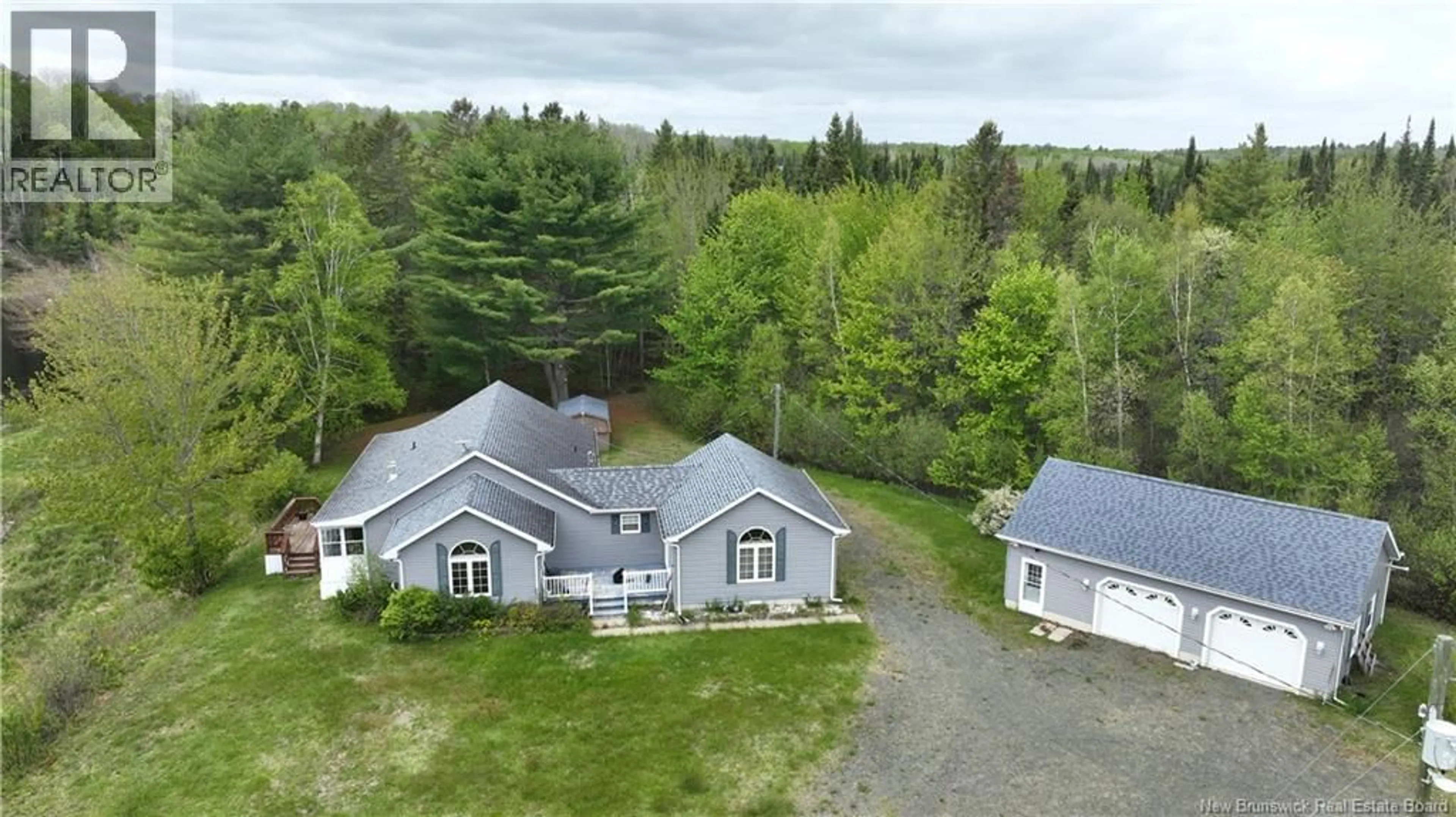 A pic from outside/outdoor area/front of a property/back of a property/a pic from drone, unknown for 1265 HWY 118, White Rapids New Brunswick E9B1B5