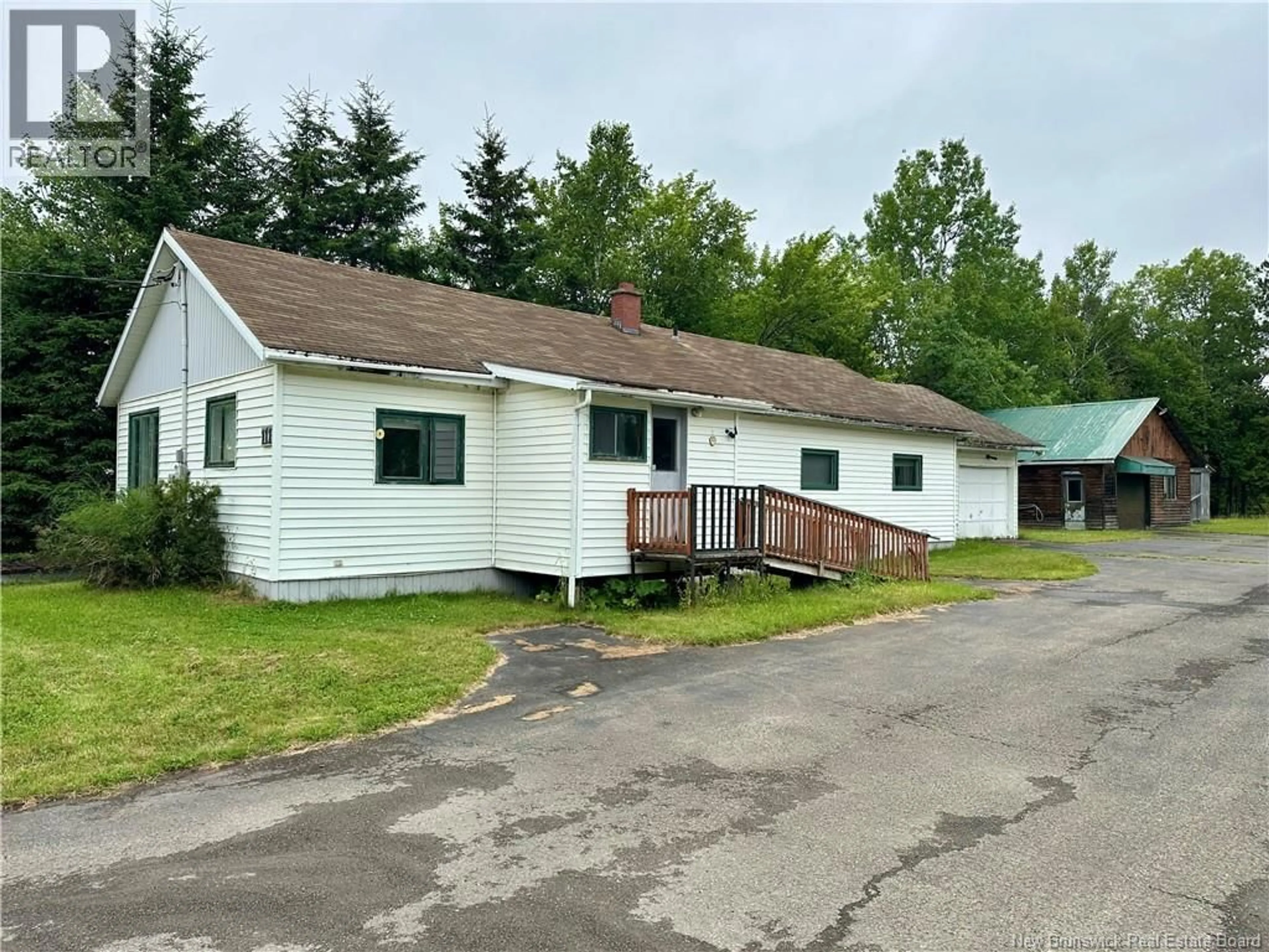 A pic from outside/outdoor area/front of a property/back of a property/a pic from drone, unknown for 111 MAIN STREET, Plaster Rock New Brunswick E7G2H2