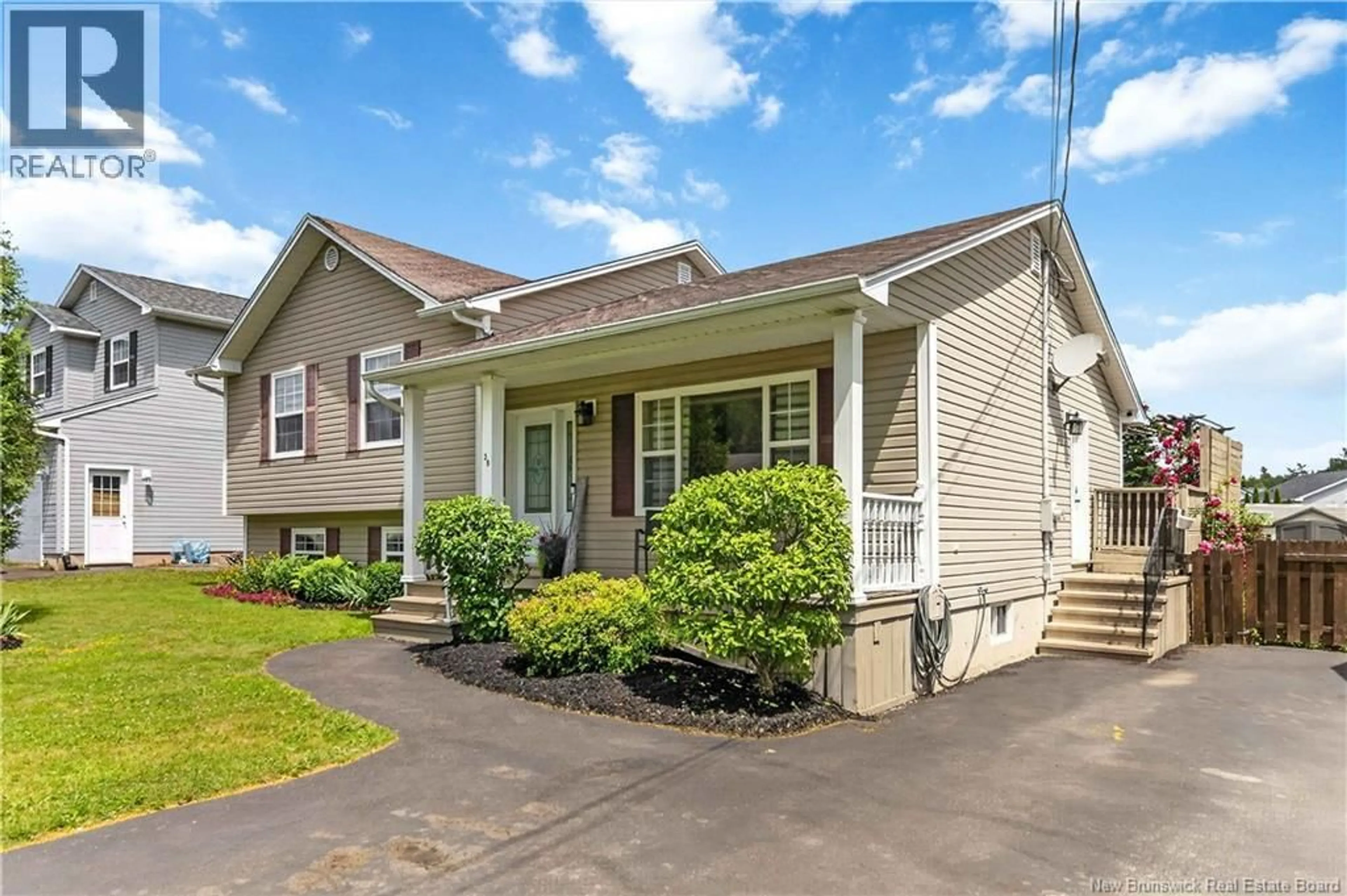 Home with vinyl exterior material, street for 39 LOTUSROW DRIVE, Moncton New Brunswick E1E4W1