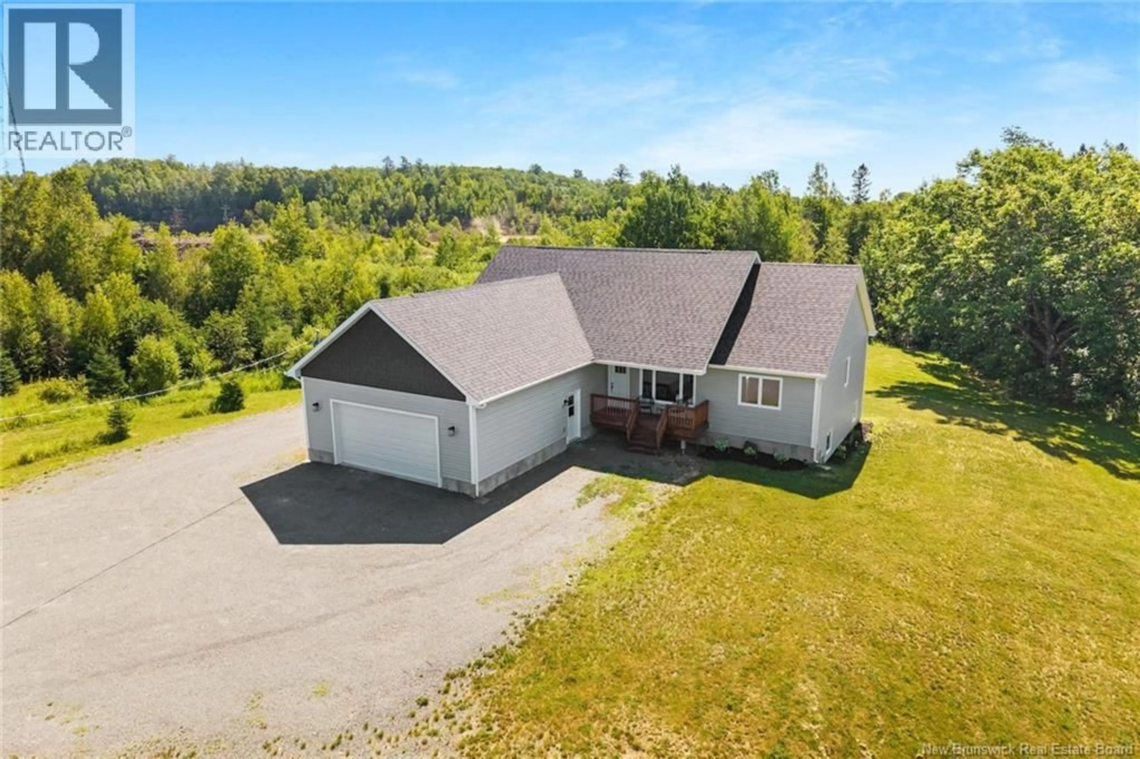 A pic from outside/outdoor area/front of a property/back of a property/a pic from drone, unknown for 12 ACADIA LANE, Douglas New Brunswick E3G0C3