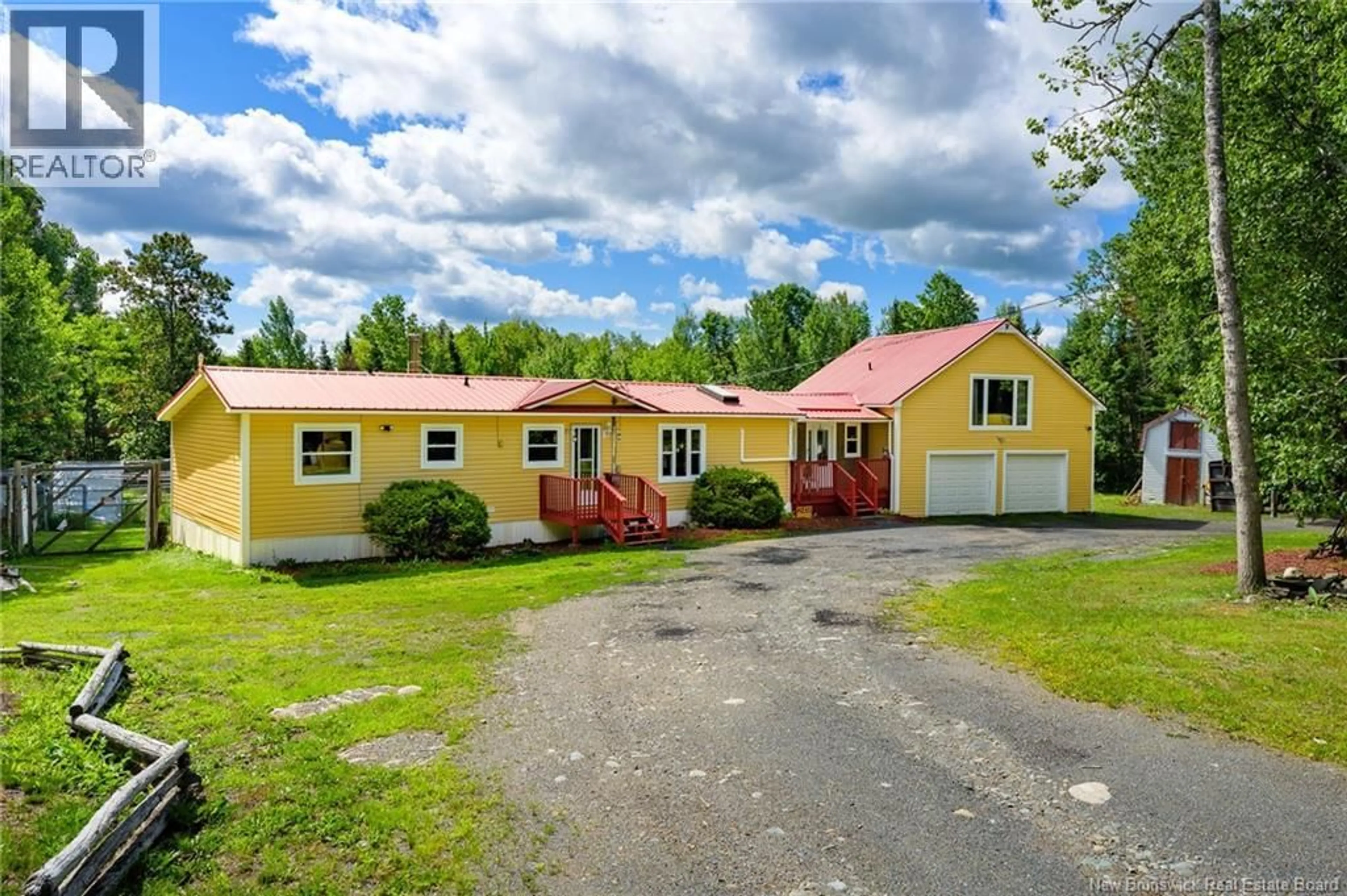 A pic from outside/outdoor area/front of a property/back of a property/a pic from drone, unknown for 249 ROUTE 635, Lake George New Brunswick E6K3P1