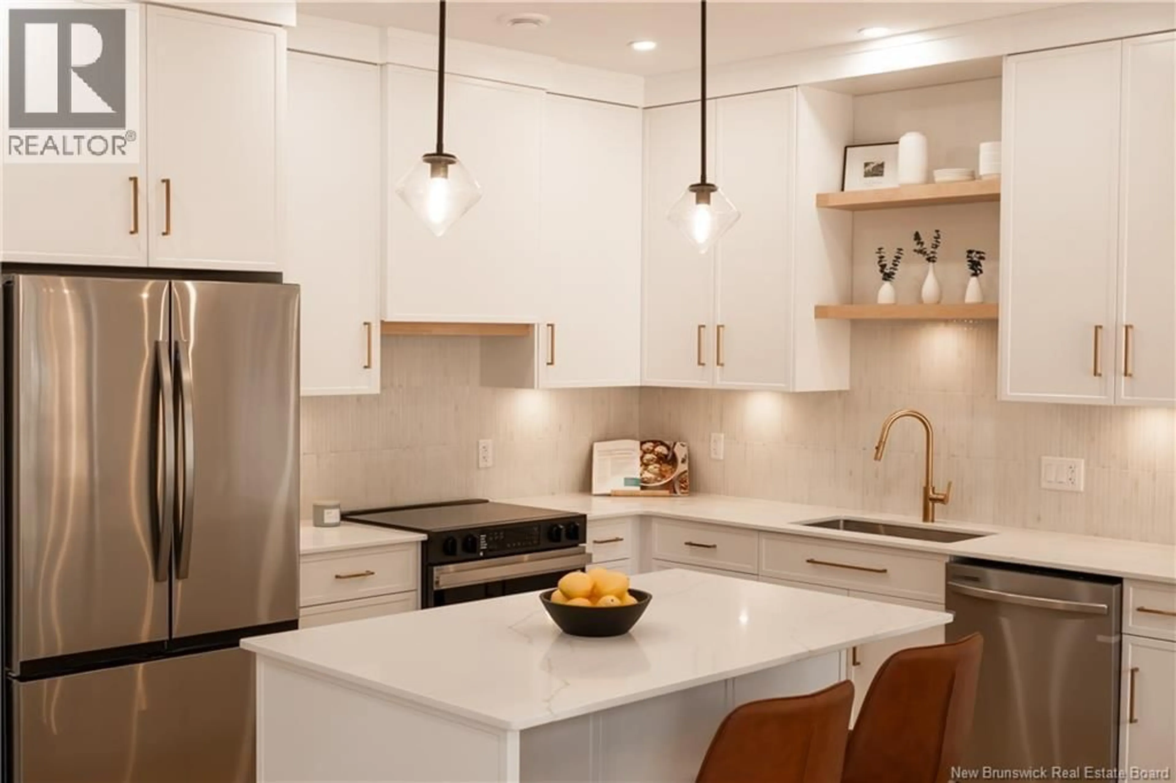 Contemporary kitchen, ceramic/tile floor for 55 KAITLYN STREET, Rothesay New Brunswick E2E0M6