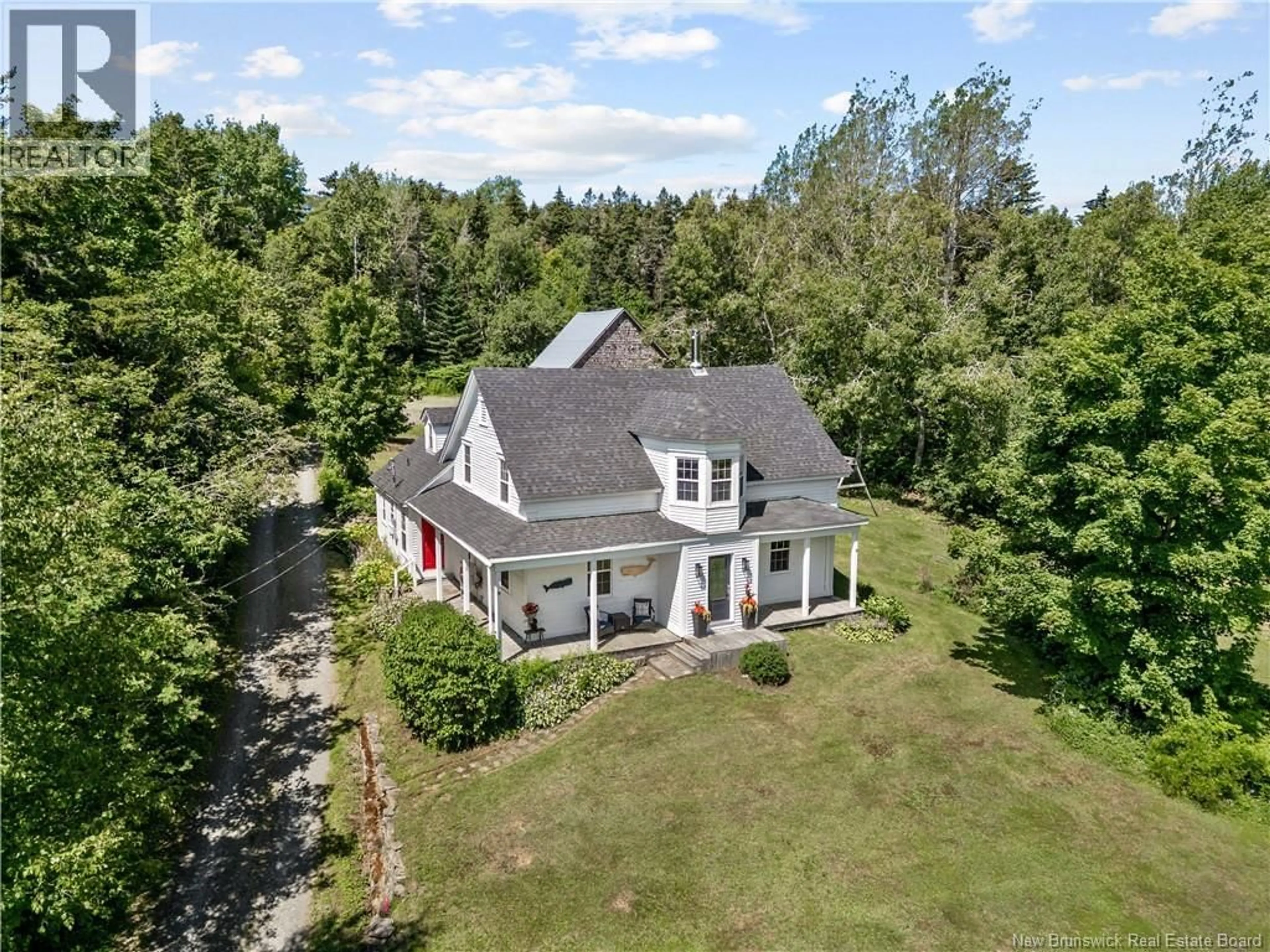 A pic from outside/outdoor area/front of a property/back of a property/a pic from drone, unknown for 3900 ROUTE 114, Hopewell Cape New Brunswick E4H3J8