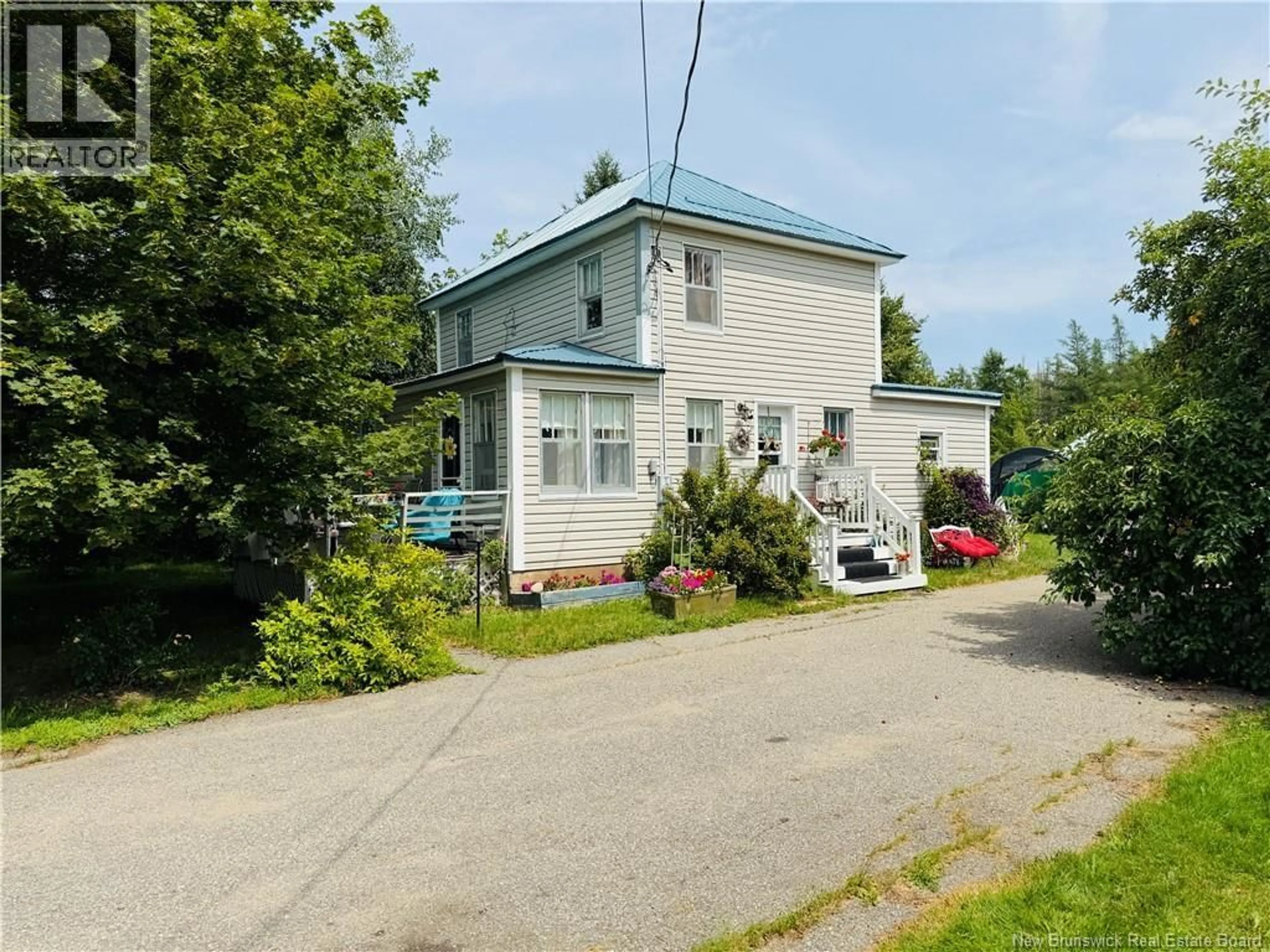 A pic from outside/outdoor area/front of a property/back of a property/a pic from drone, street for 21 HORTON CREEK ROAD, Bay Du Vin New Brunswick E1N5P1