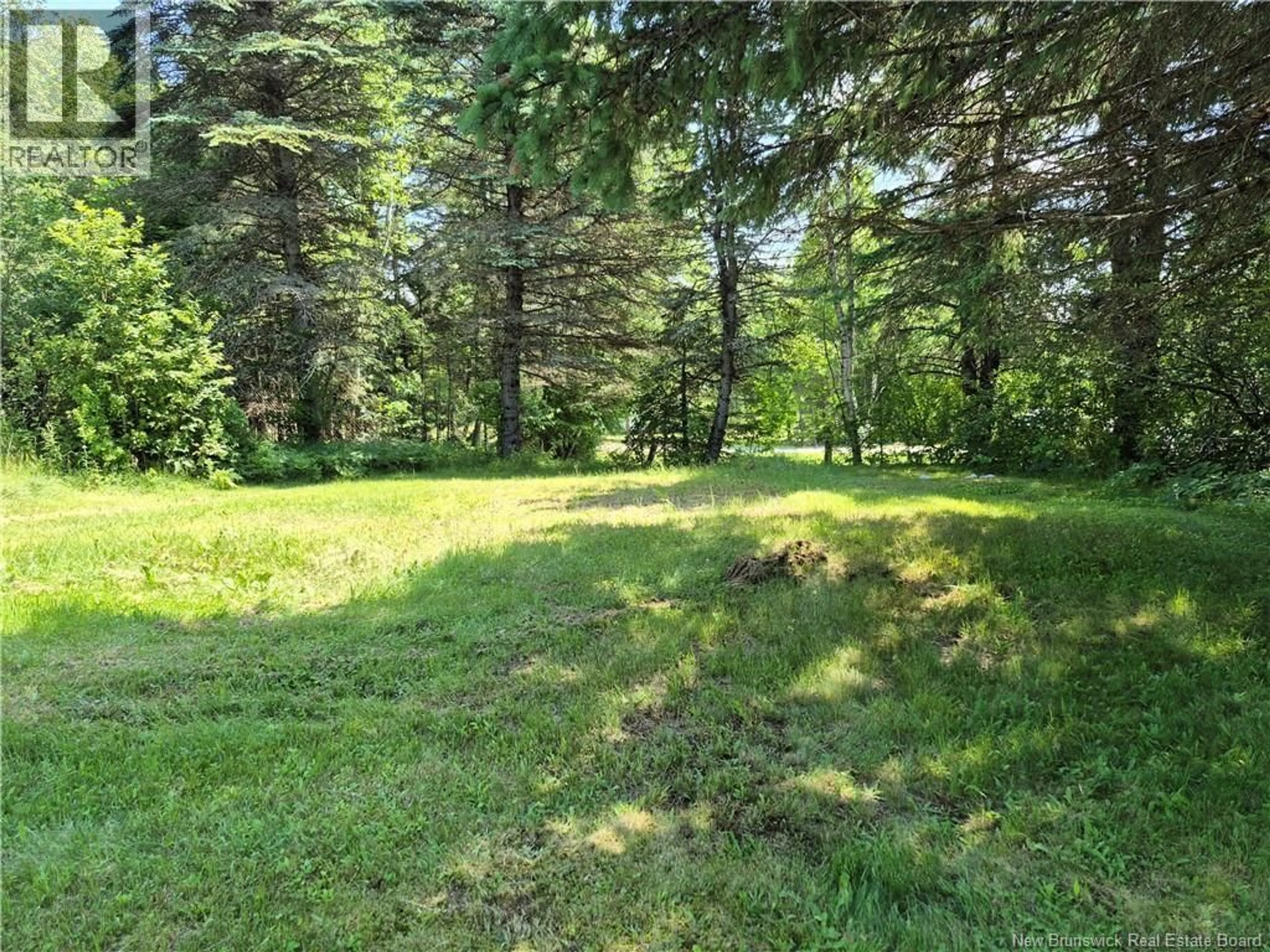 A pic from outside/outdoor area/front of a property/back of a property/a pic from drone, forest/trees view for 114 RTE 750, St. Stephen New Brunswick E3L4T4