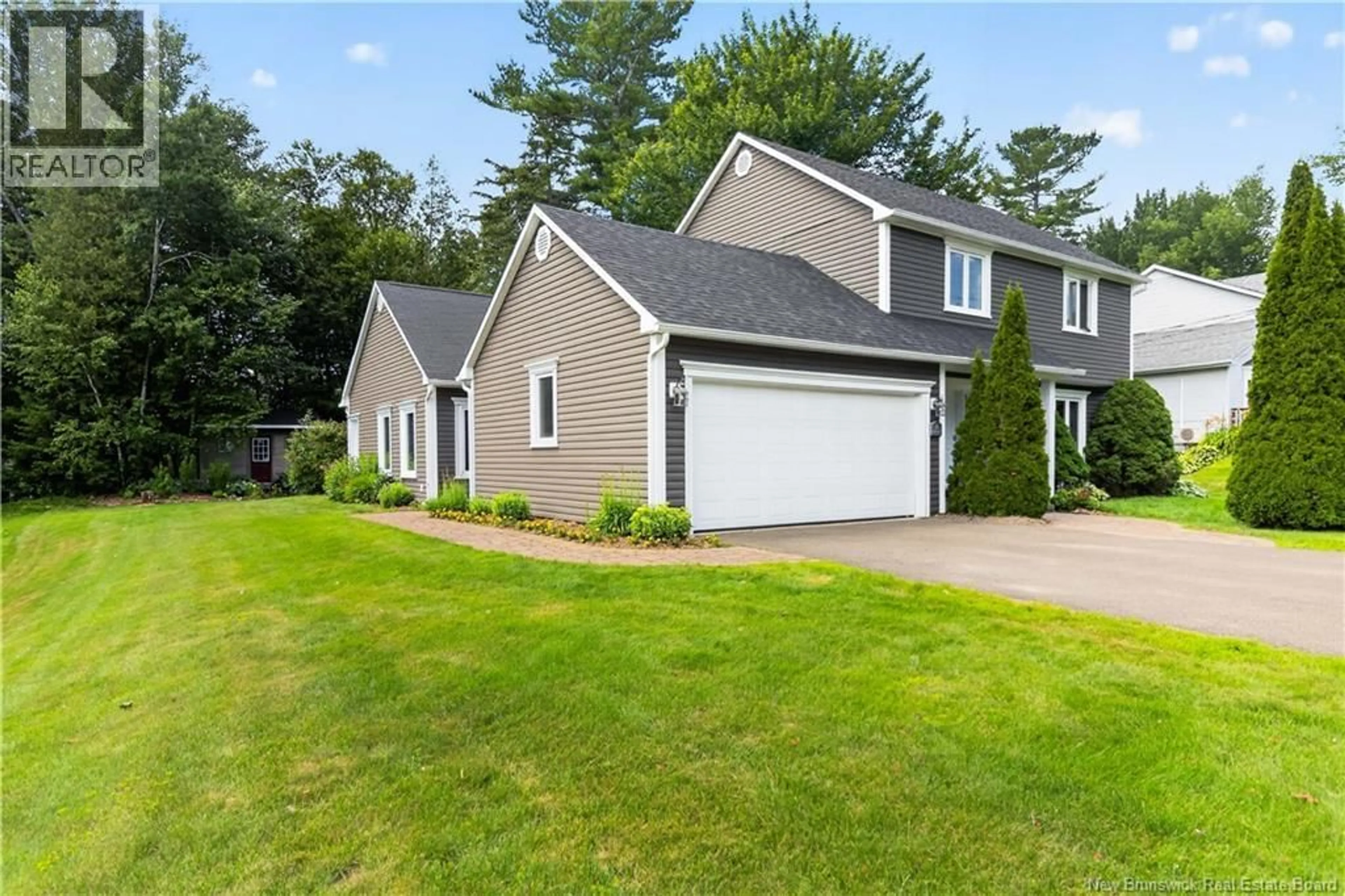 Home with vinyl exterior material, street for 77 GRAVENSTEIN STREET, New Maryland New Brunswick E3C1B8