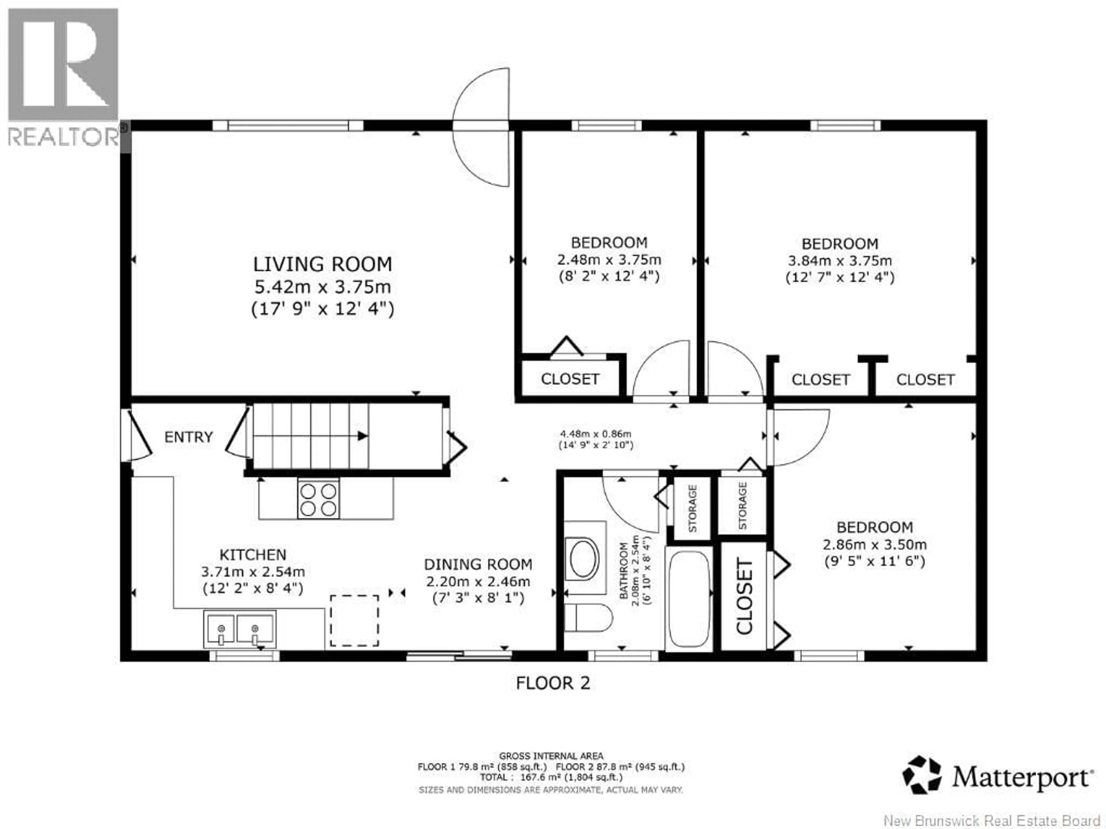 Floor plan for 90 BLISS STREET, Fredericton New Brunswick E3B5S9