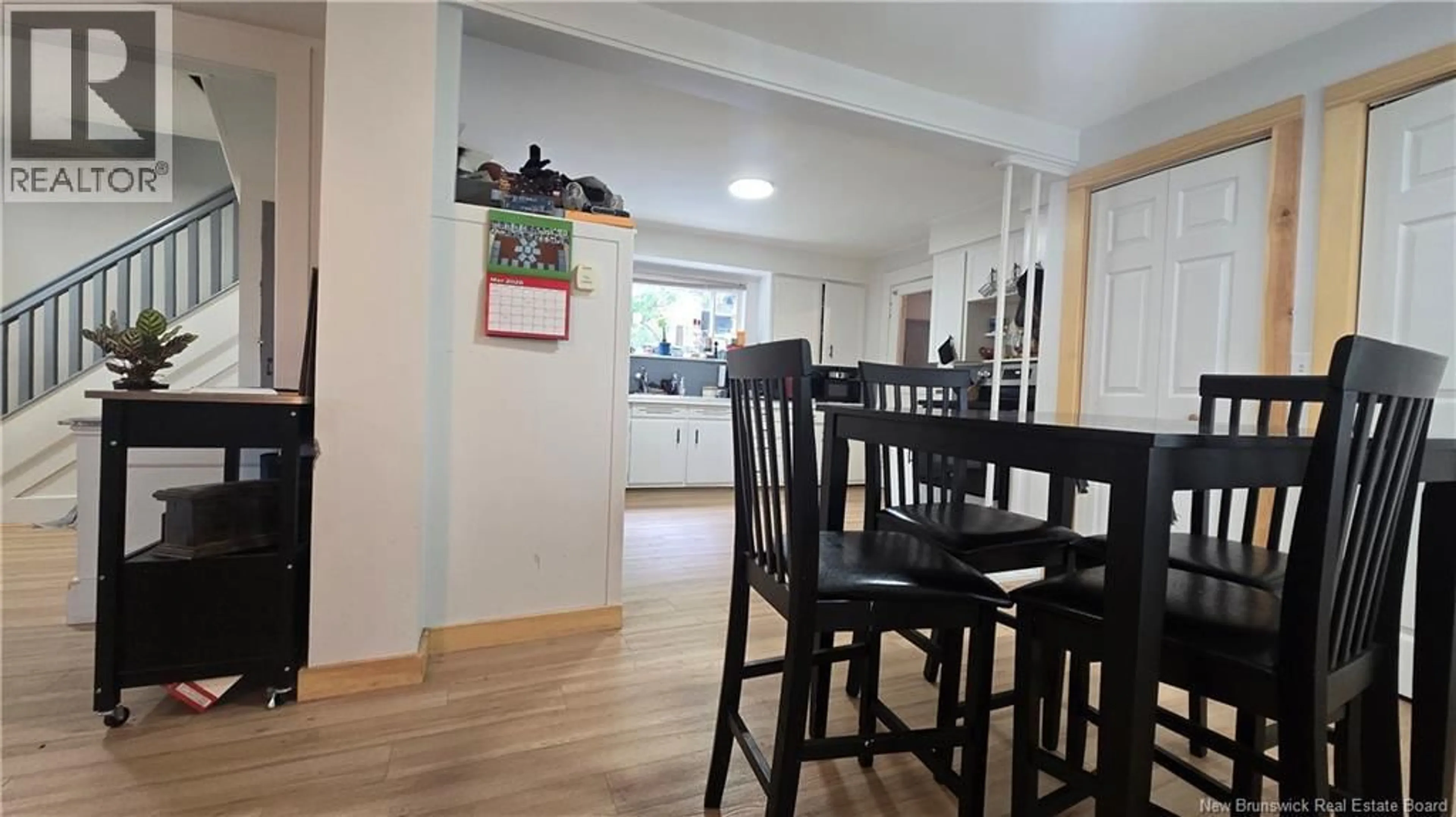 Dining room, wood/laminate floor for 136 RAMSAY STREET, Dalhousie New Brunswick E8C2H3