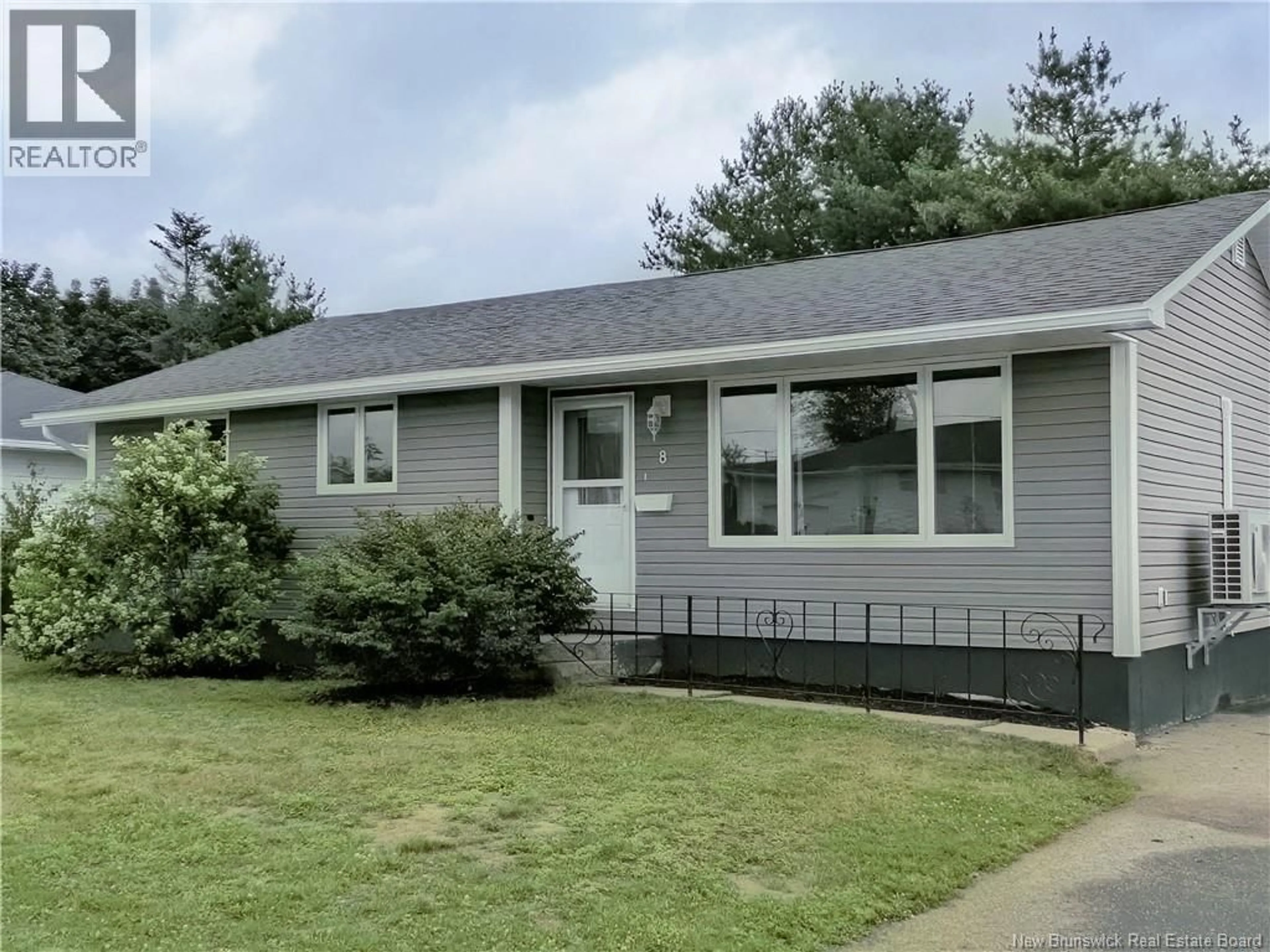 Home with vinyl exterior material, street for 8 BRAMALEA STREET, Miramichi New Brunswick E1N3B6