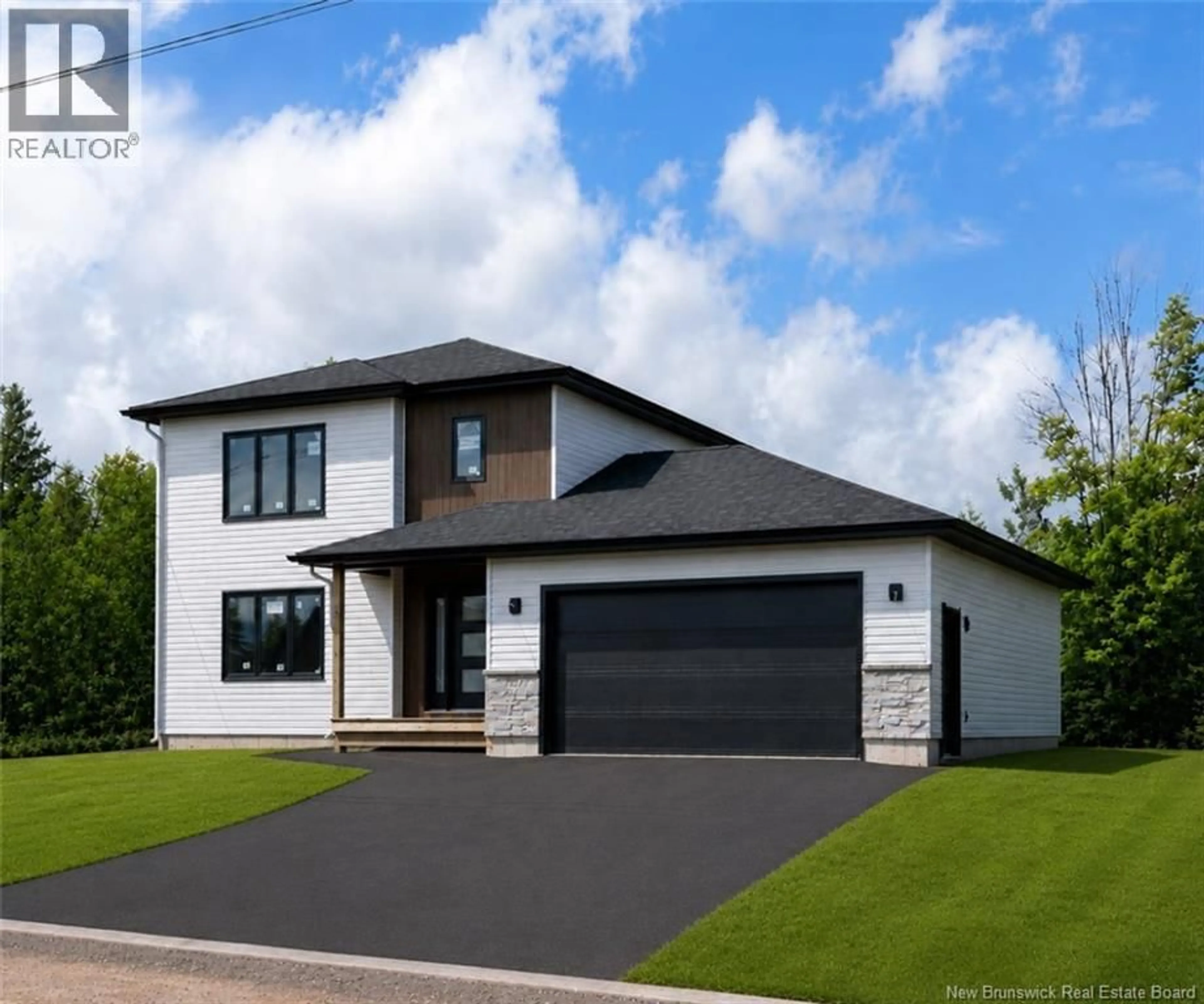 Home with vinyl exterior material, street for 152 RACHEL STREET, Moncton New Brunswick E1G6H9