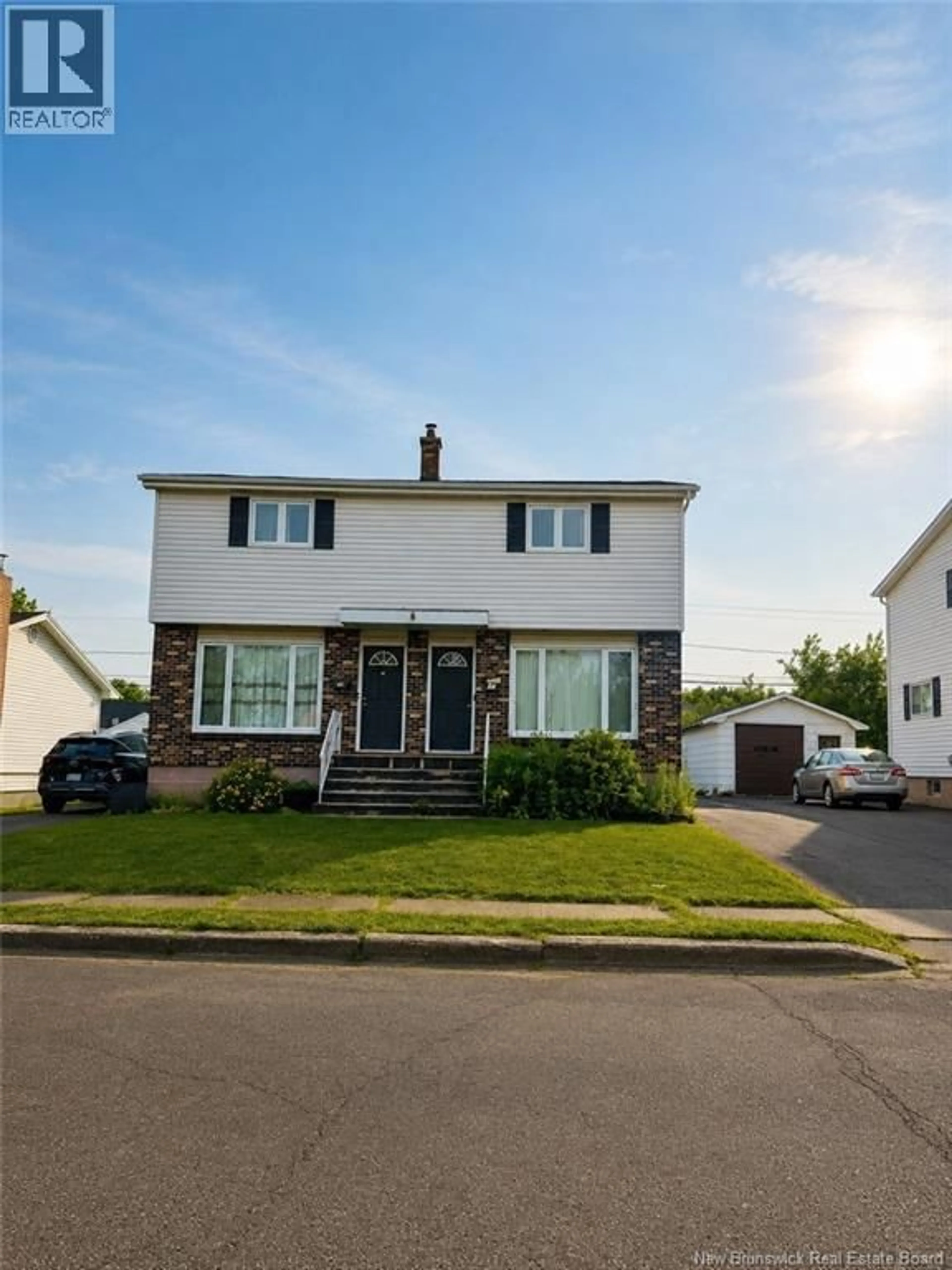 Home with vinyl exterior material, street for 66 WHITNEY AVENUE, Moncton New Brunswick E1C8C6
