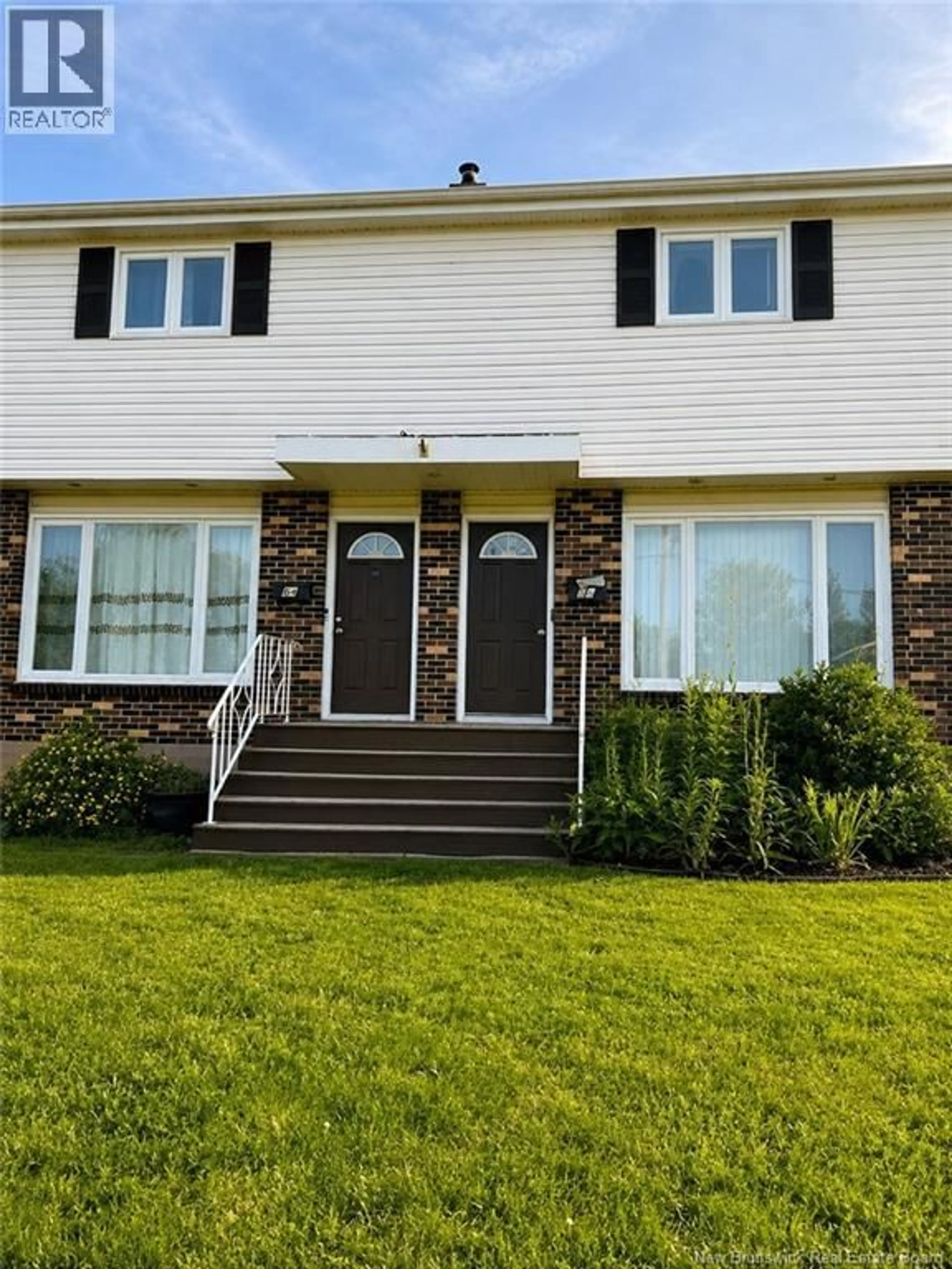 Home with vinyl exterior material, street for 66 WHITNEY AVENUE, Moncton New Brunswick E1C8C6