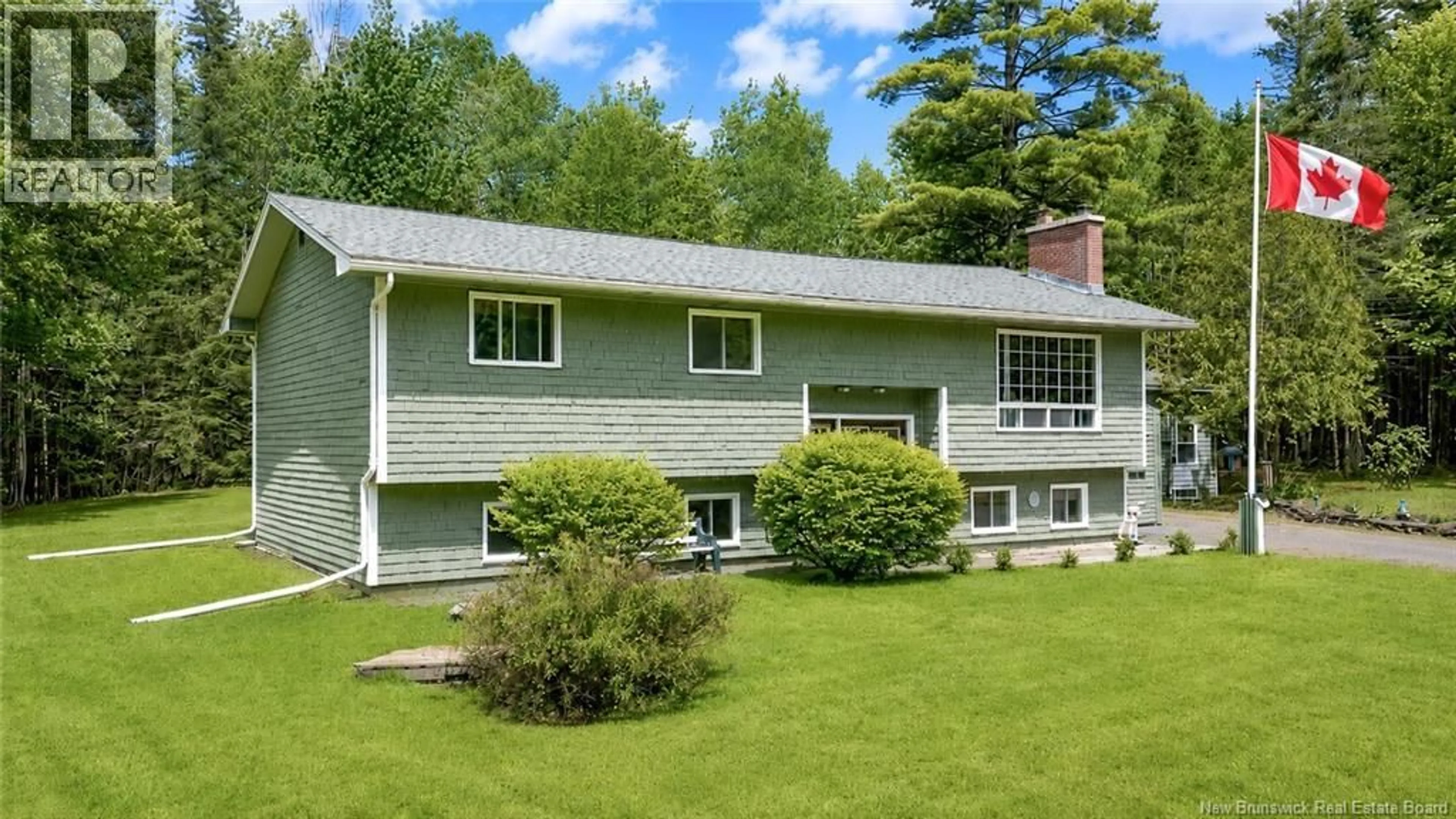 Home with vinyl exterior material, street for 215 HUGHES STREET, Noonan New Brunswick E3A7B4