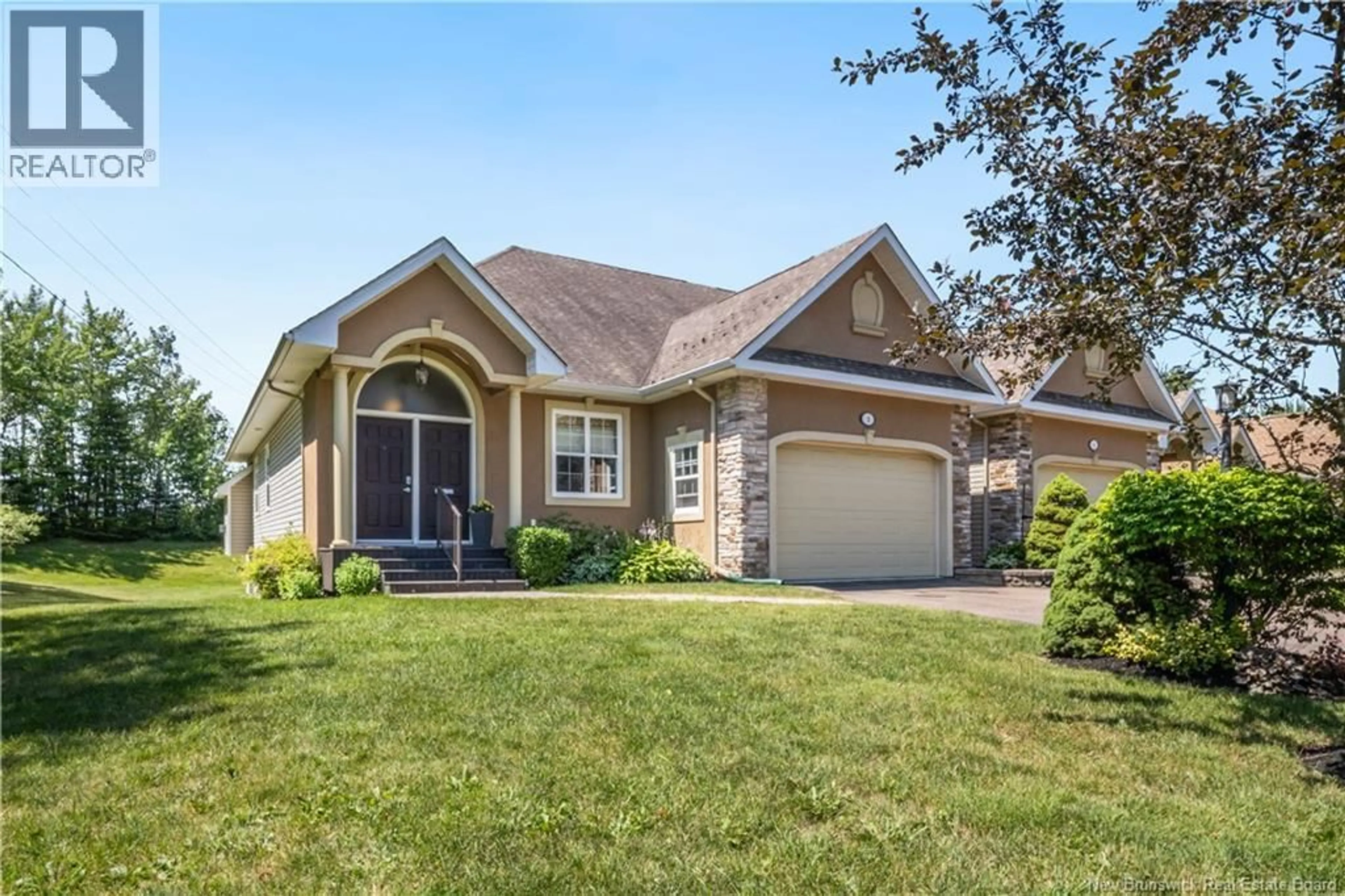 Home with vinyl exterior material, street for 2 BURNS LANE, Moncton New Brunswick E1E0A5