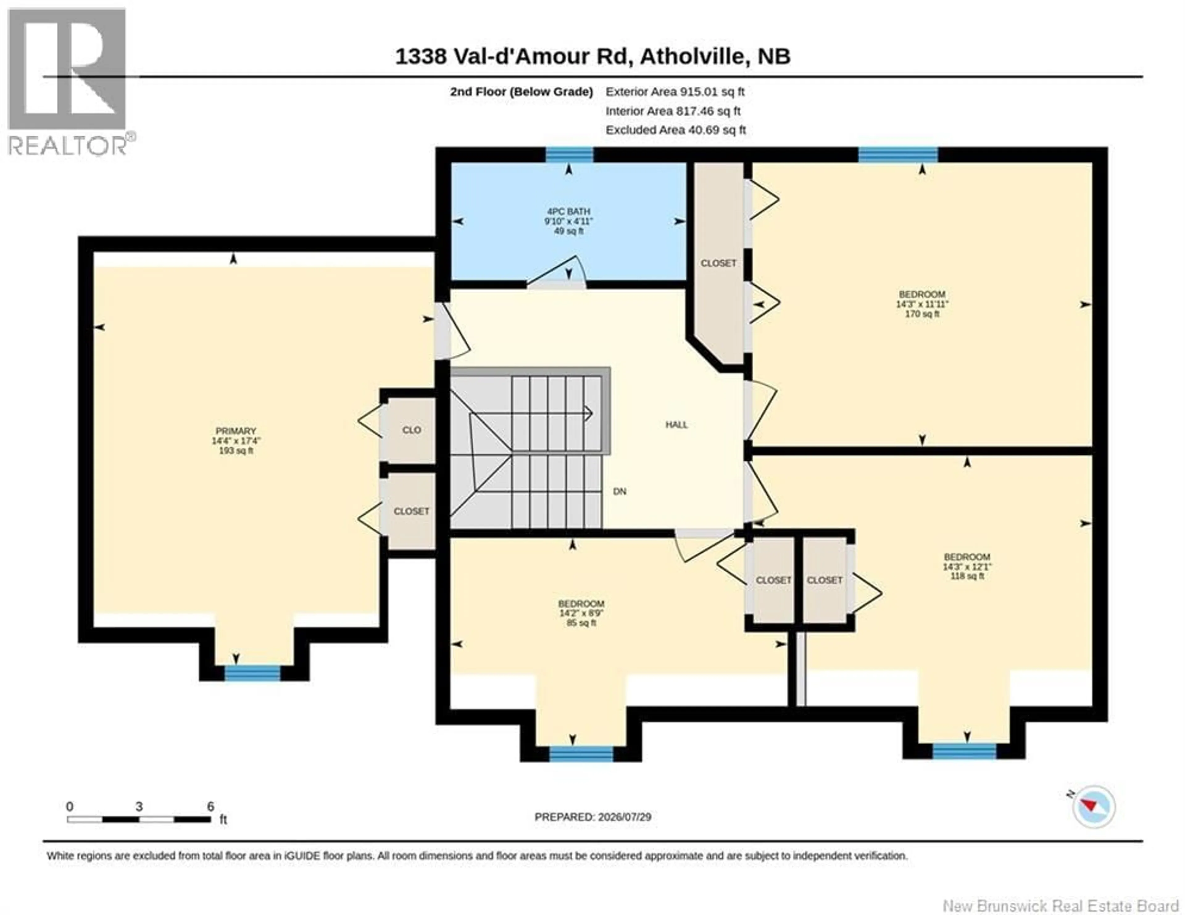 Floor plan for 1338 VAL-D'AMOUR CHEMIN, Val-D'amour New Brunswick E3N5N2