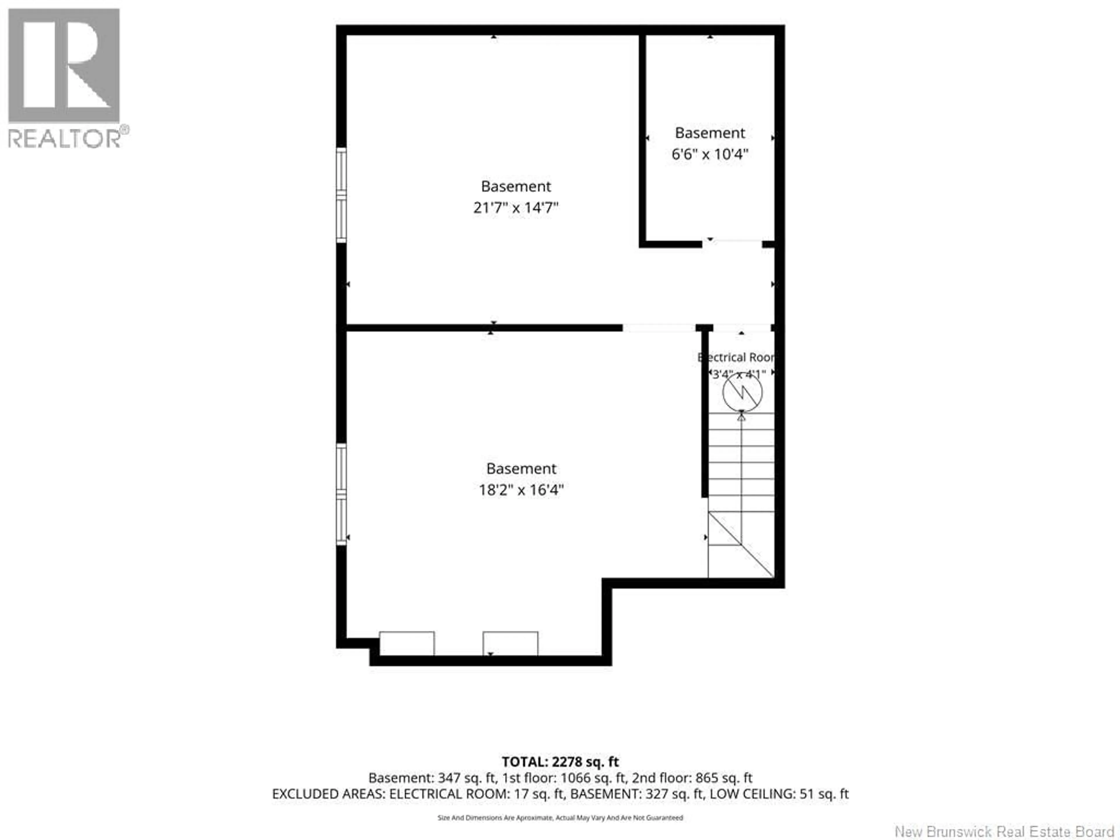 Floor plan for 65 CUMBERLAND, Moncton New Brunswick E1G0Z9