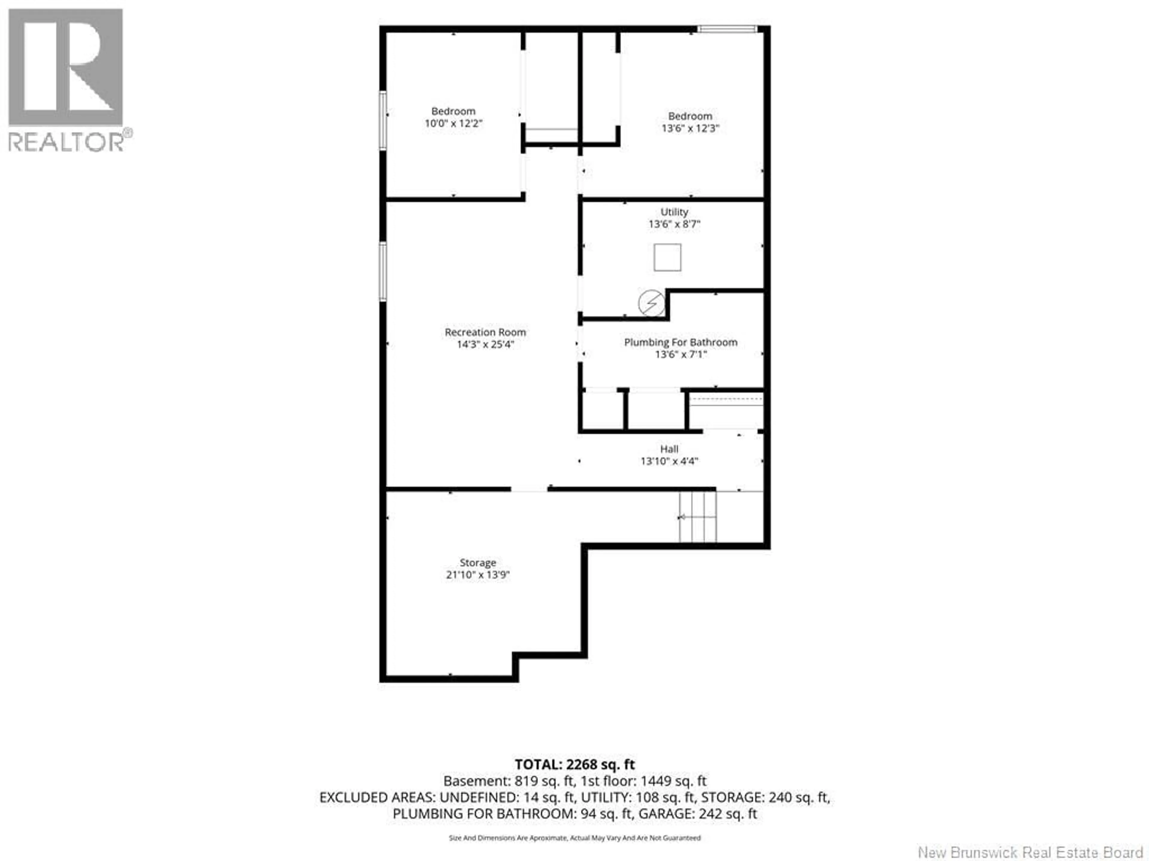 Floor plan for 25 VERTE, Dieppe New Brunswick E1A8Y8