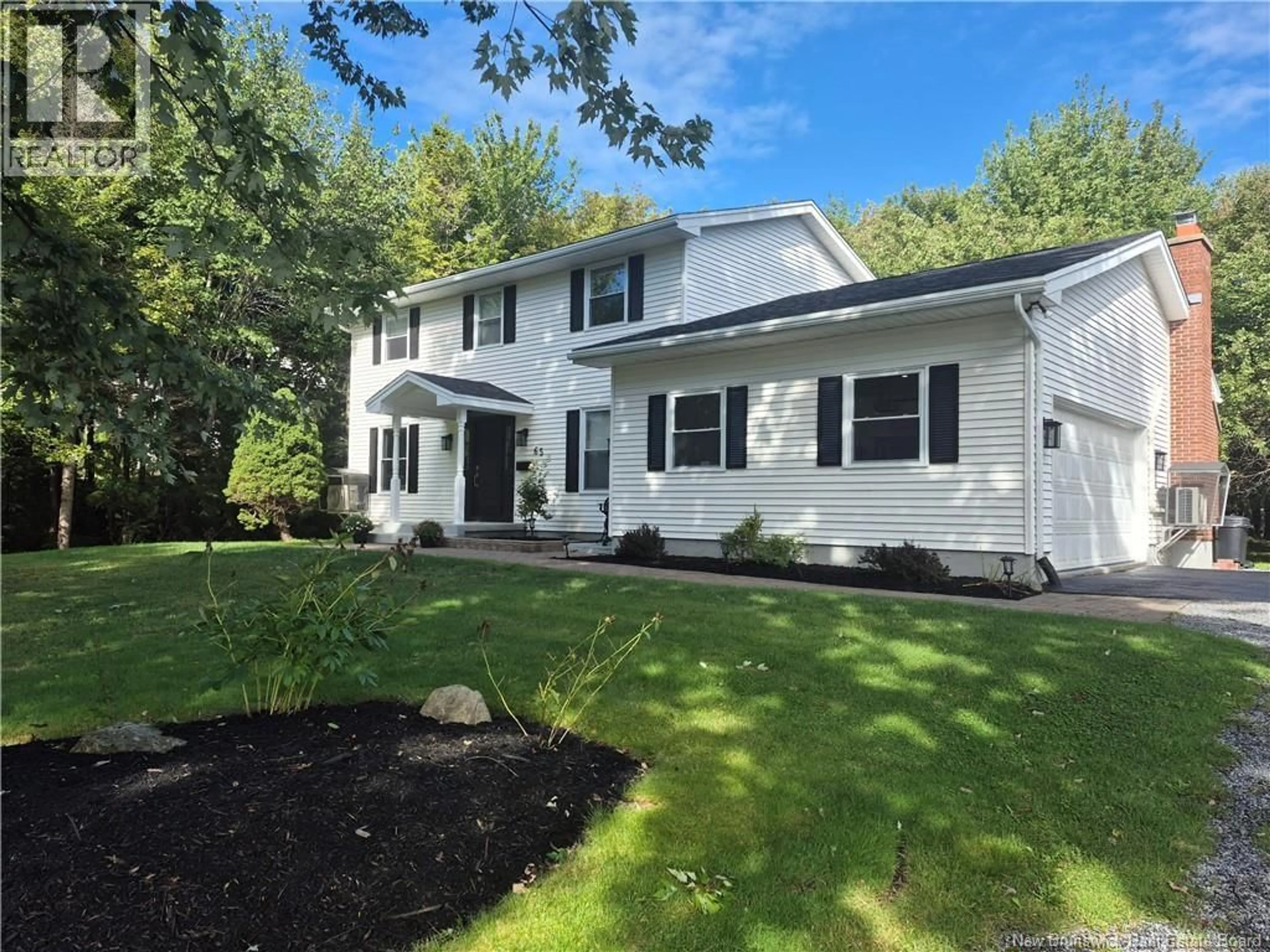 Home with vinyl exterior material, street for 65 HIGHLAND AVENUE, Rothesay New Brunswick E2E5P2