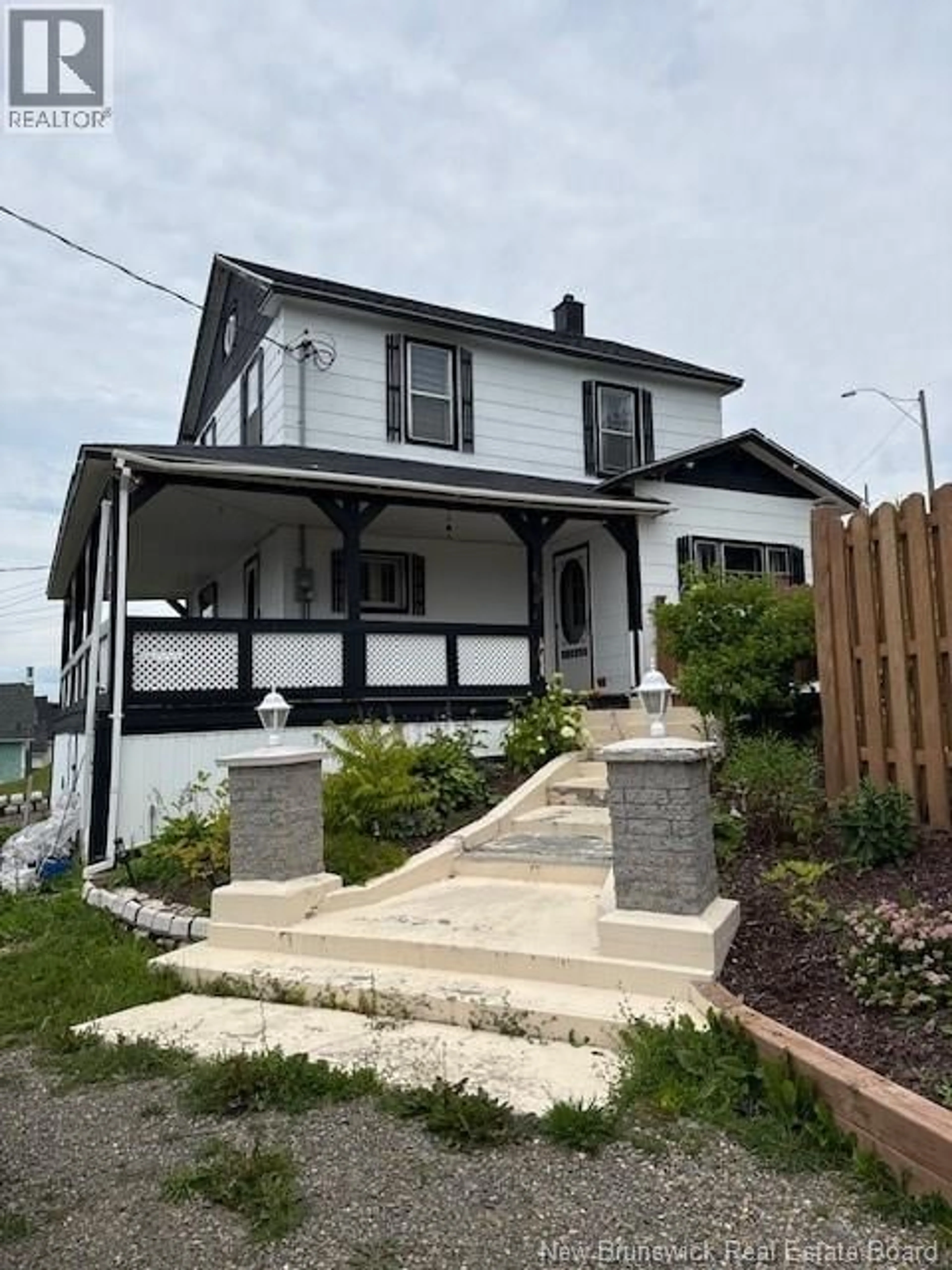 Home with vinyl exterior material, street for 224 ST-LOUIS STREET, Atholville New Brunswick E3N4B5