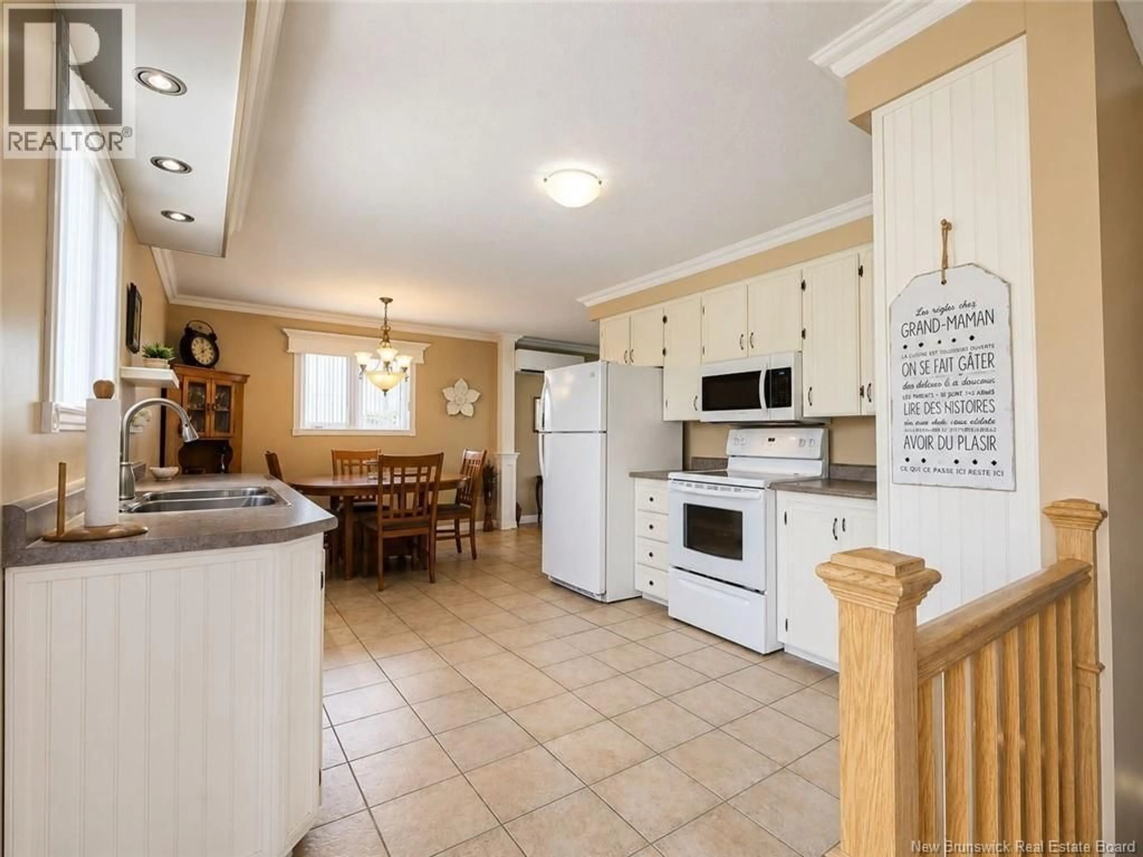 Open concept kitchen, ceramic/tile floor for 4212 CH FOSTER, Tracadie New Brunswick E1X1C2