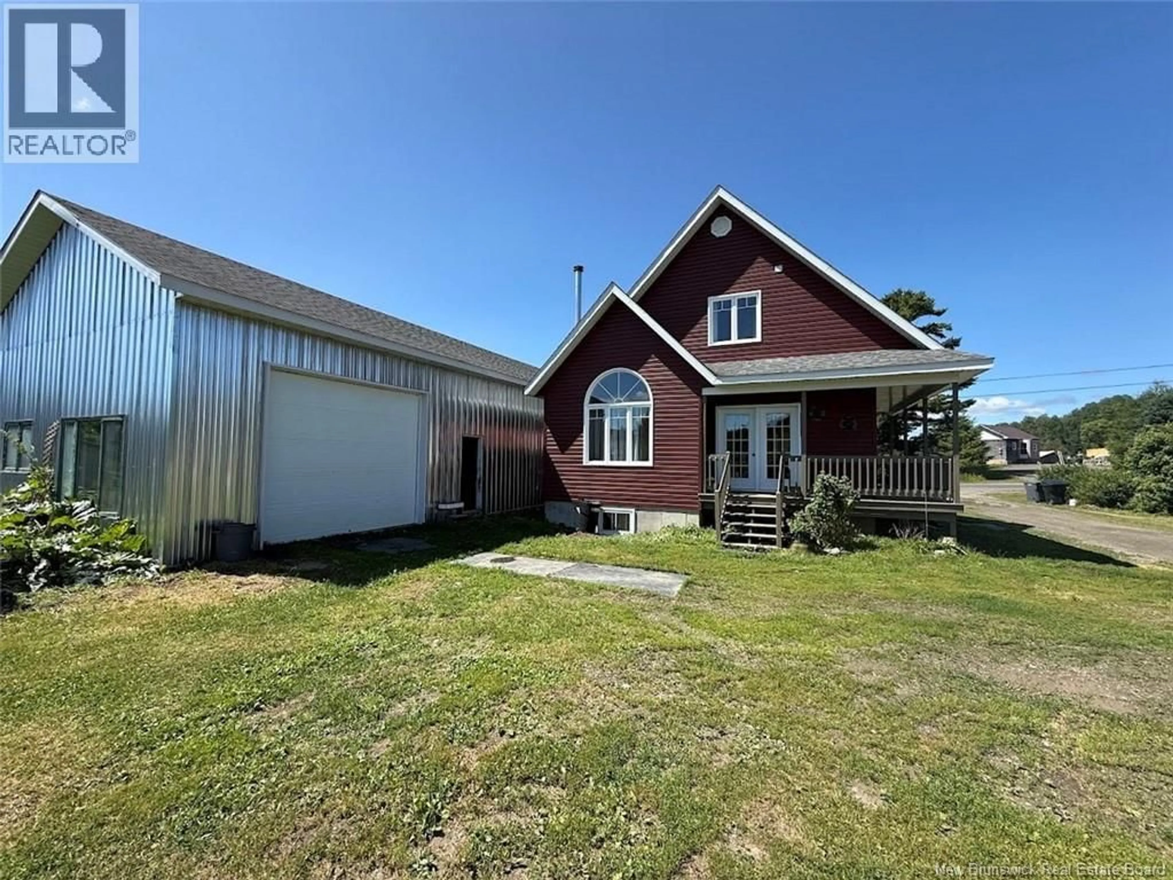 A pic from outside/outdoor area/front of a property/back of a property/a pic from drone, street for 353 ROUSSEL ET MARTIN ROAD, Saint-Joseph-De-Madawaska New Brunswick E7B2R6