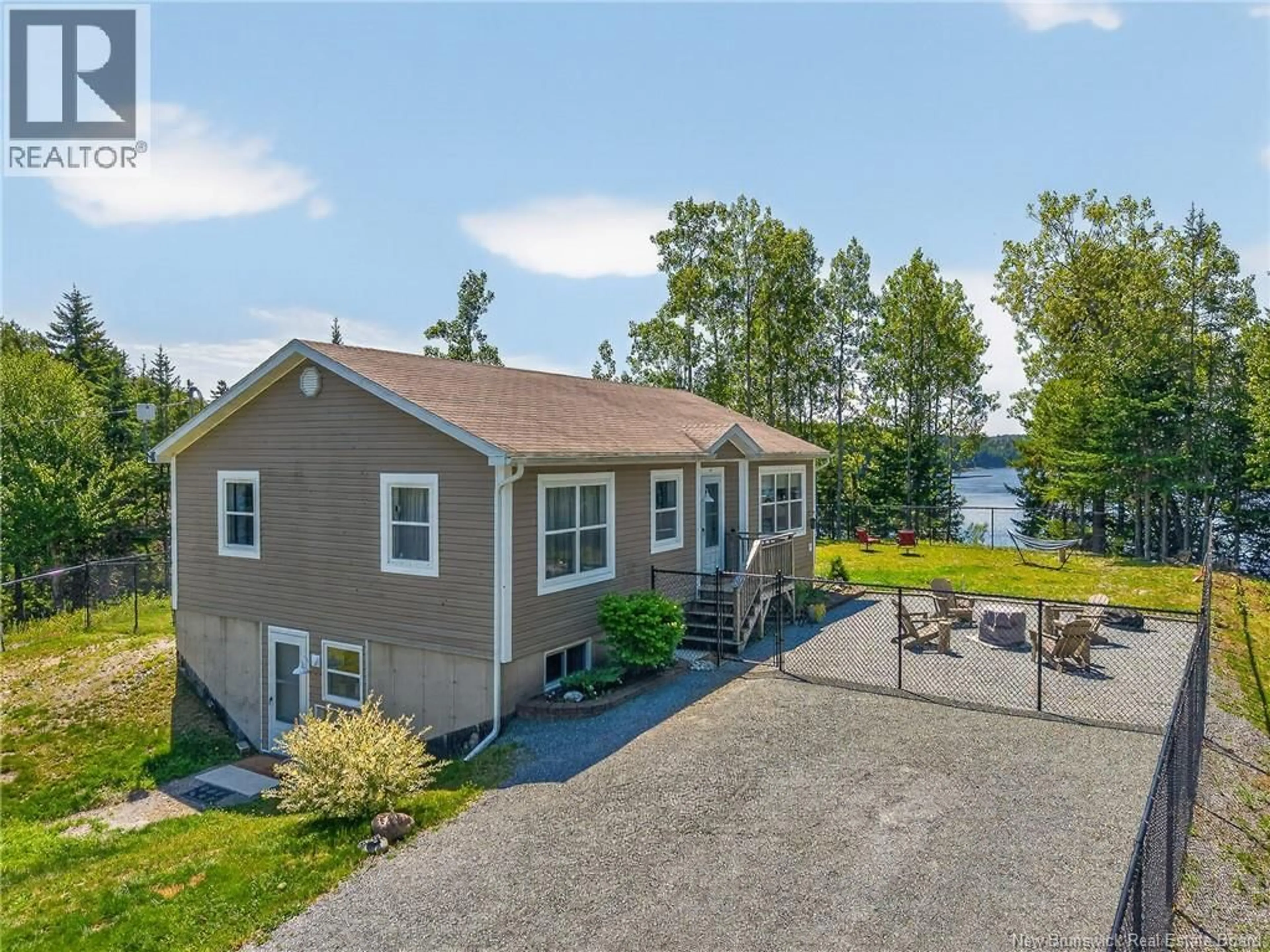 A pic from outside/outdoor area/front of a property/back of a property/a pic from drone, water/lake/river/ocean view for 230 MEALEY ROAD, Pennfield New Brunswick E5H0B1