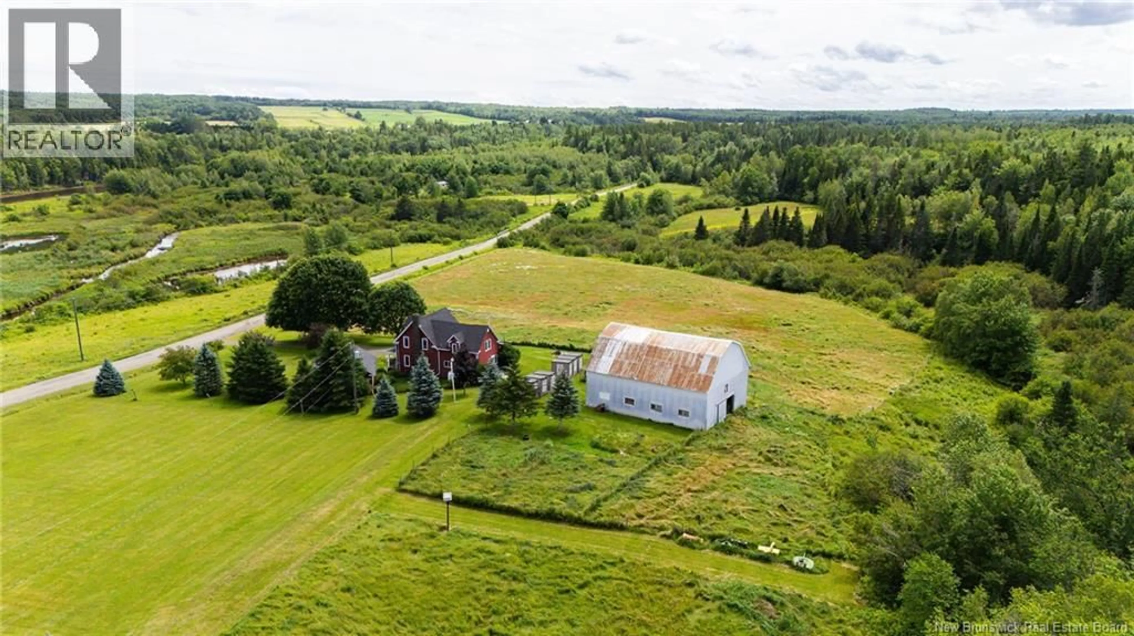 A pic from outside/outdoor area/front of a property/back of a property/a pic from drone, building for 40 COATES MILLS NORTH ROAD, Sainte-Marie-De-Kent New Brunswick E4S1Y1