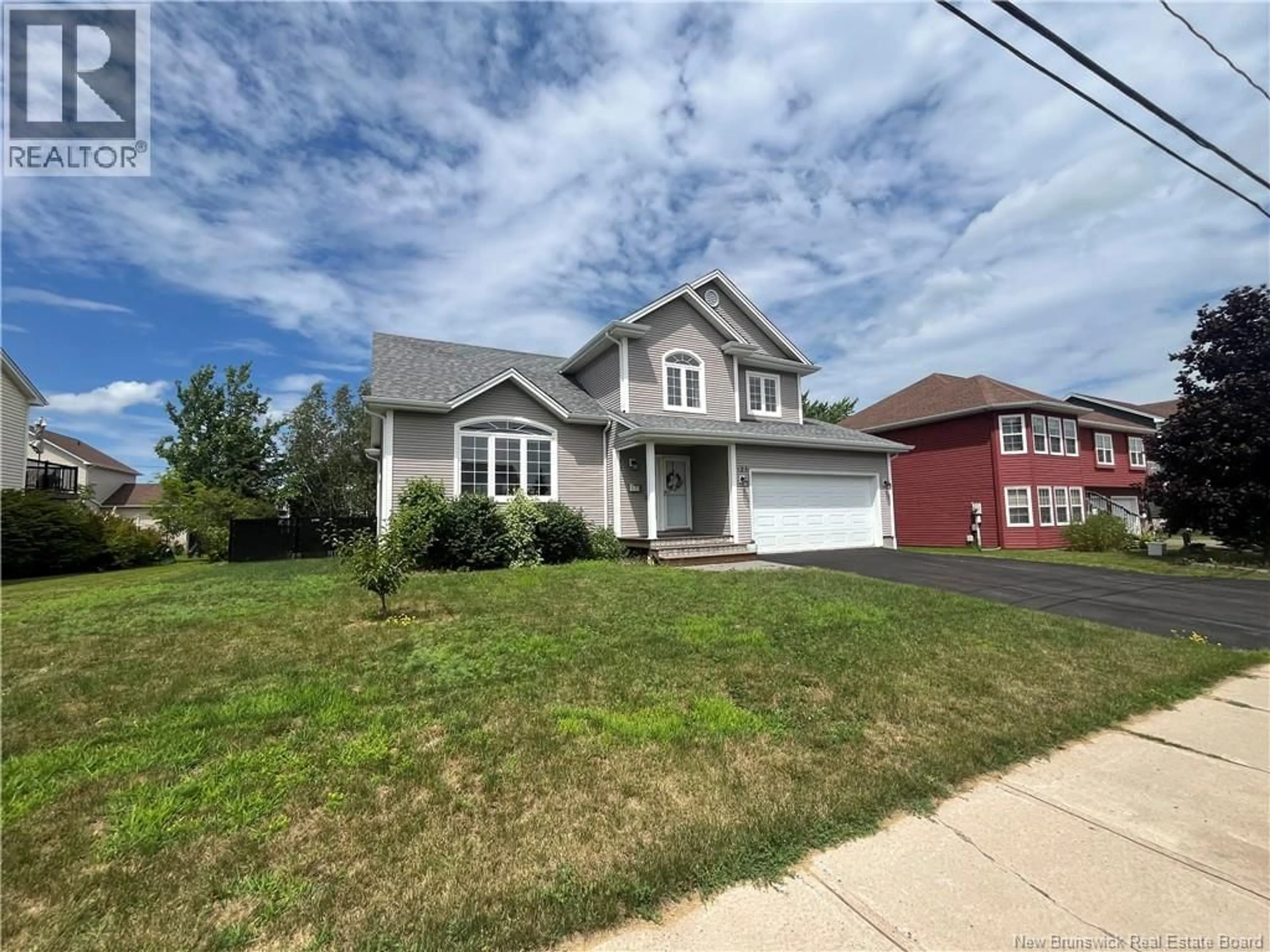 Home with vinyl exterior material, street for 123 MAYFIELD, Moncton New Brunswick E1G5K8