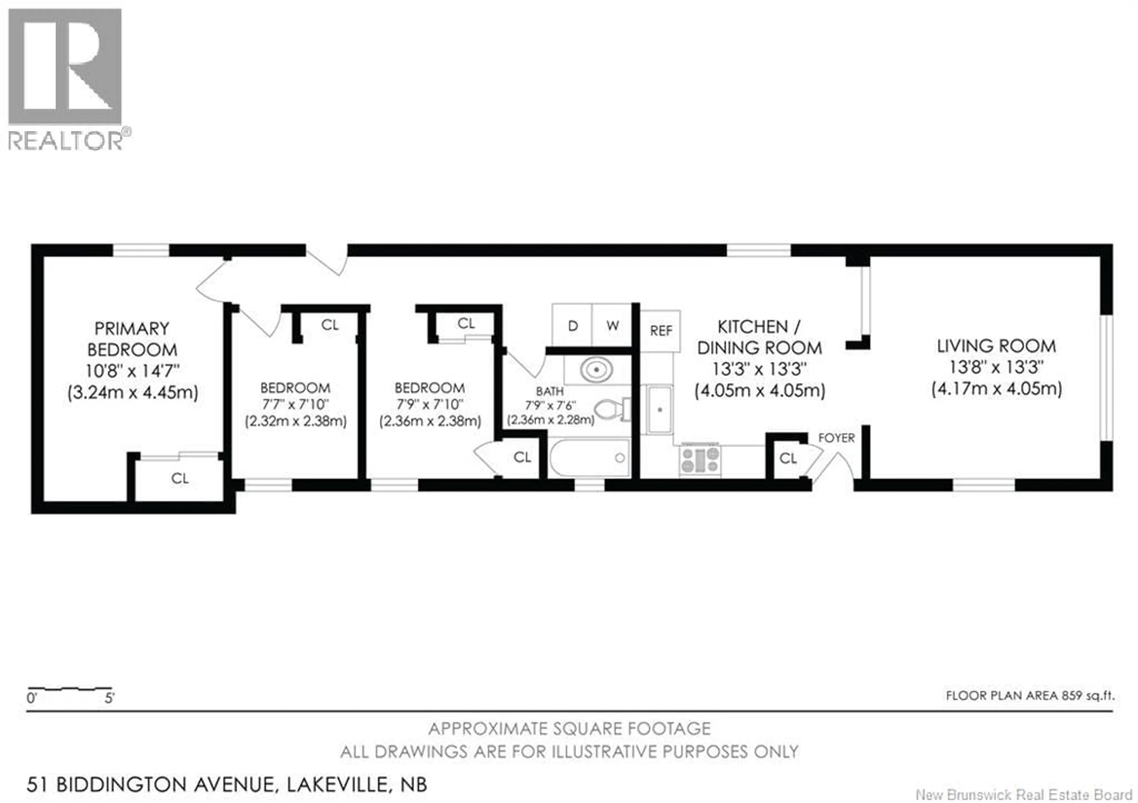 Floor plan for 51 BIDDINGTON AVENUE, Moncton New Brunswick E1H1B9