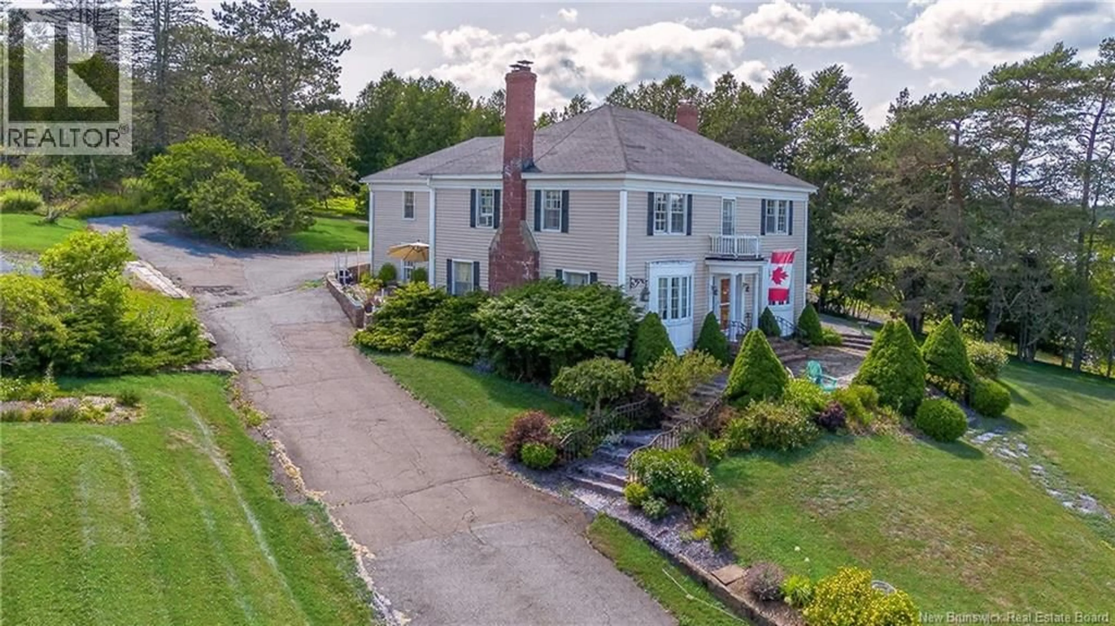 A pic from outside/outdoor area/front of a property/back of a property/a pic from drone, street for 154 MANNERS SUTTON ROAD, Saint John New Brunswick E2K2E1