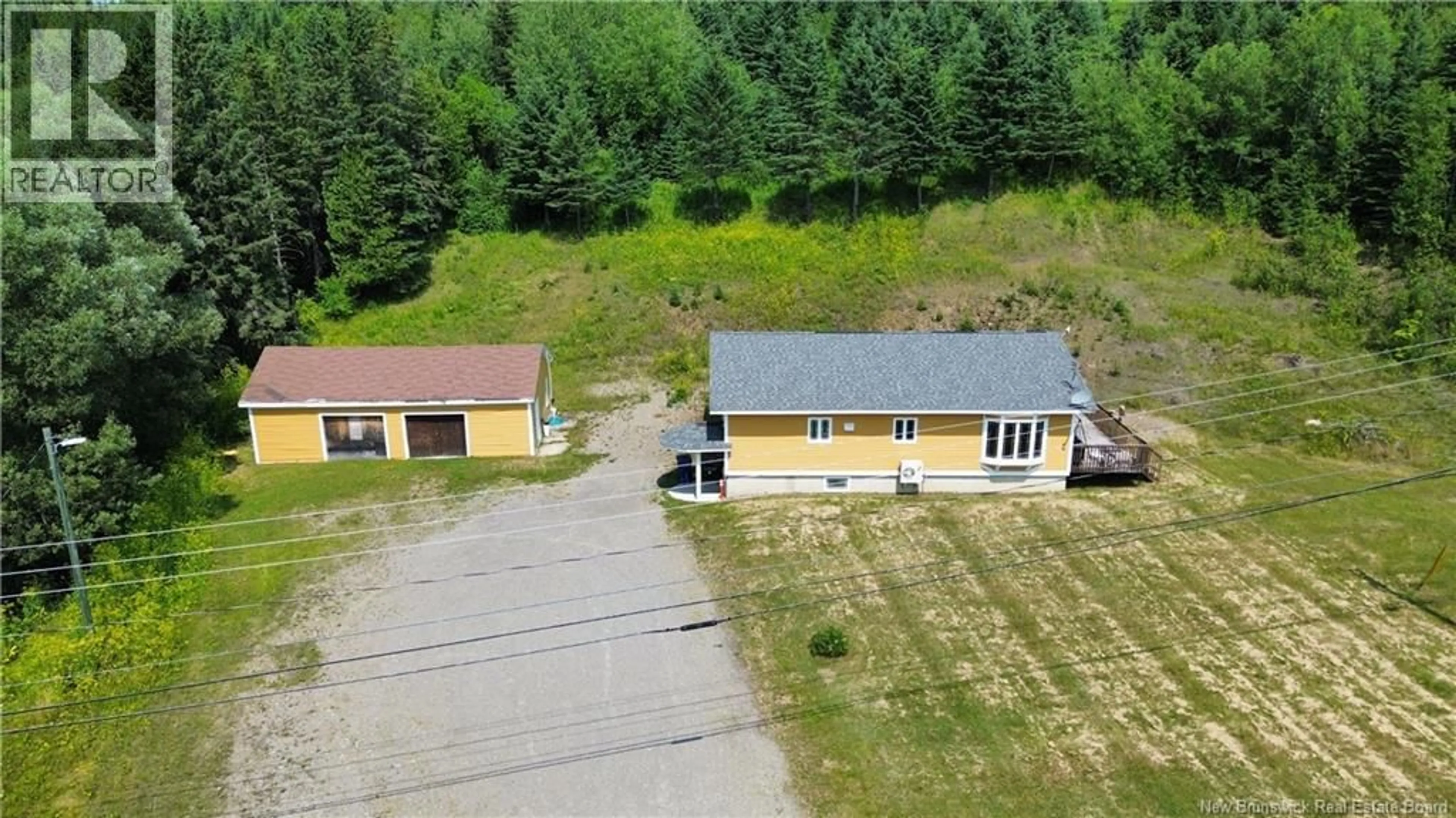 A pic from outside/outdoor area/front of a property/back of a property/a pic from drone, building for 2172 RTE 108, DSL de Drummond/DSL of Drummond New Brunswick E3Y2K6
