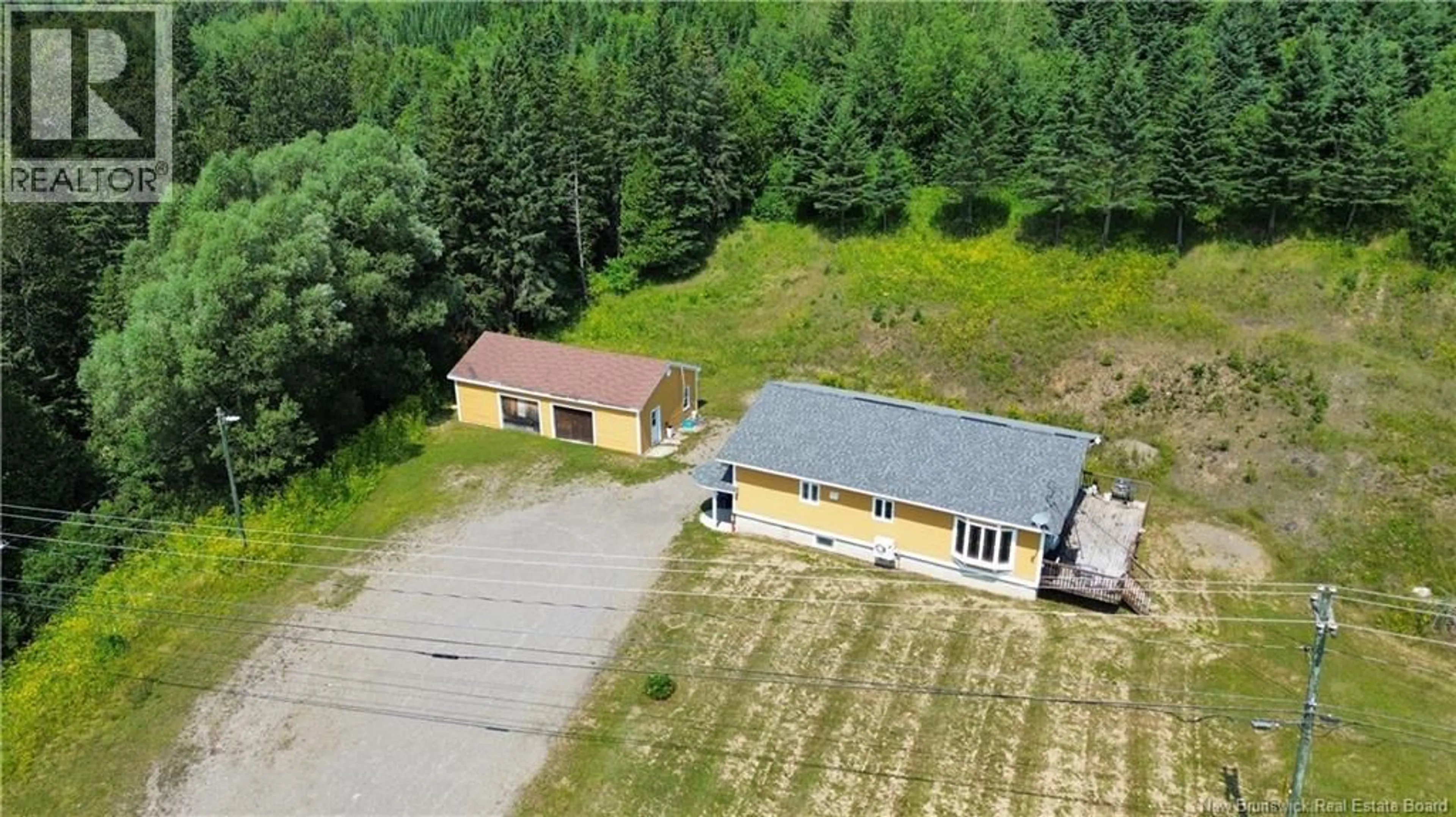 A pic from outside/outdoor area/front of a property/back of a property/a pic from drone, building for 2172 RTE 108, DSL de Drummond/DSL of Drummond New Brunswick E3Y2K6