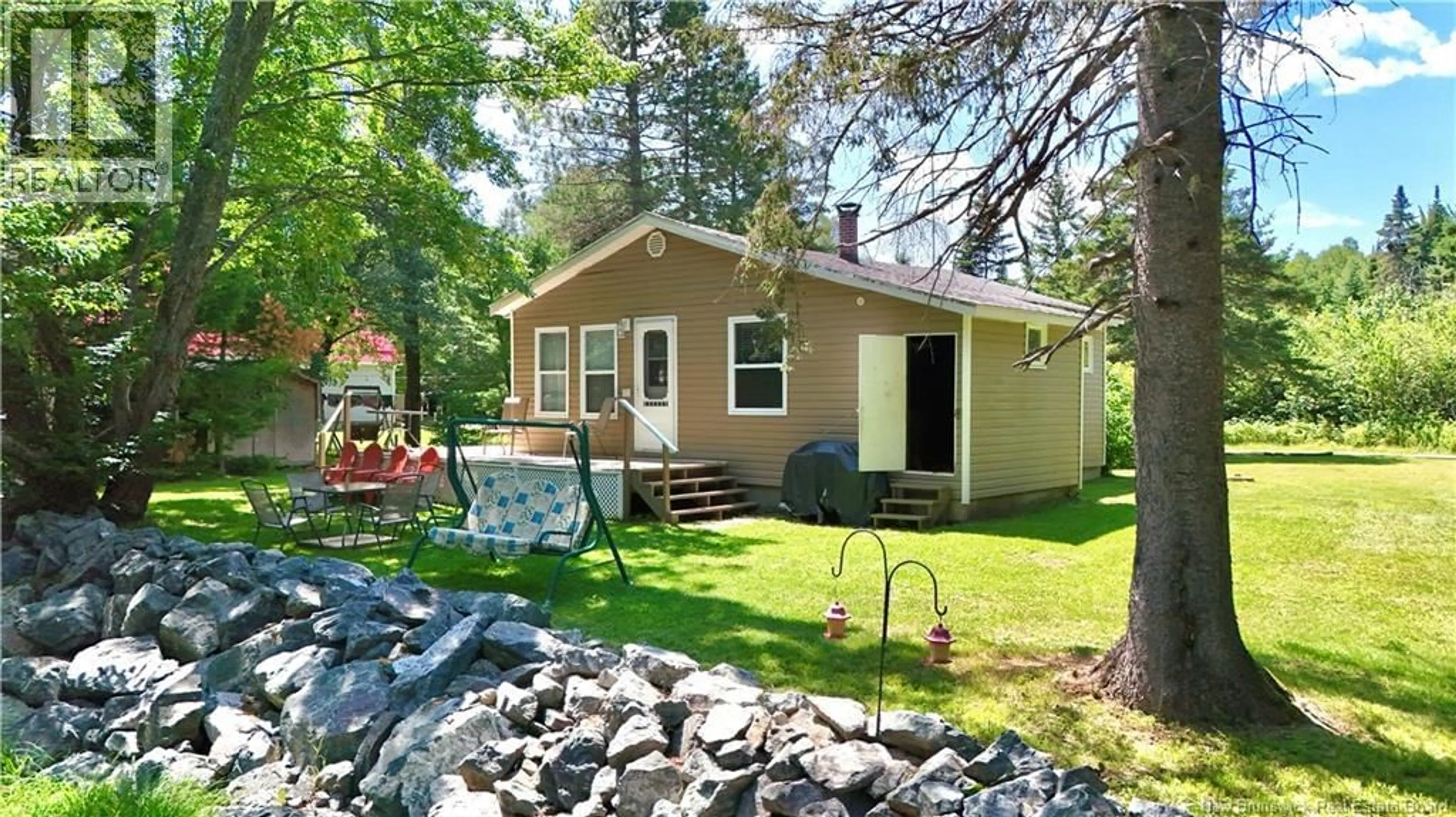 Home with vinyl exterior material, street for 10 RIVER EDGE, Middle River New Brunswick E2A0A5