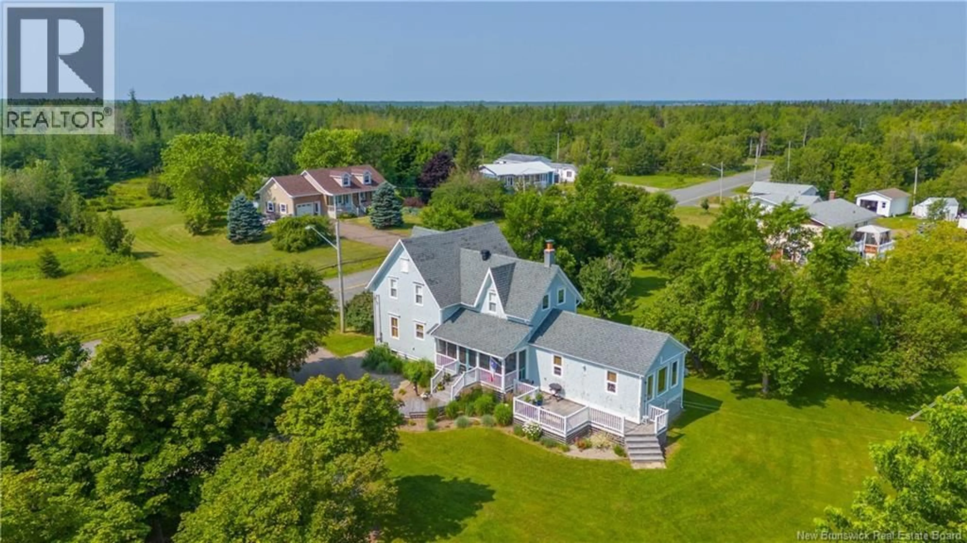 A pic from outside/outdoor area/front of a property/back of a property/a pic from drone, water/lake/river/ocean view for 436 HAUT-SHIPPAGAN ROAD, Haut-Shippagan New Brunswick E8S2R1