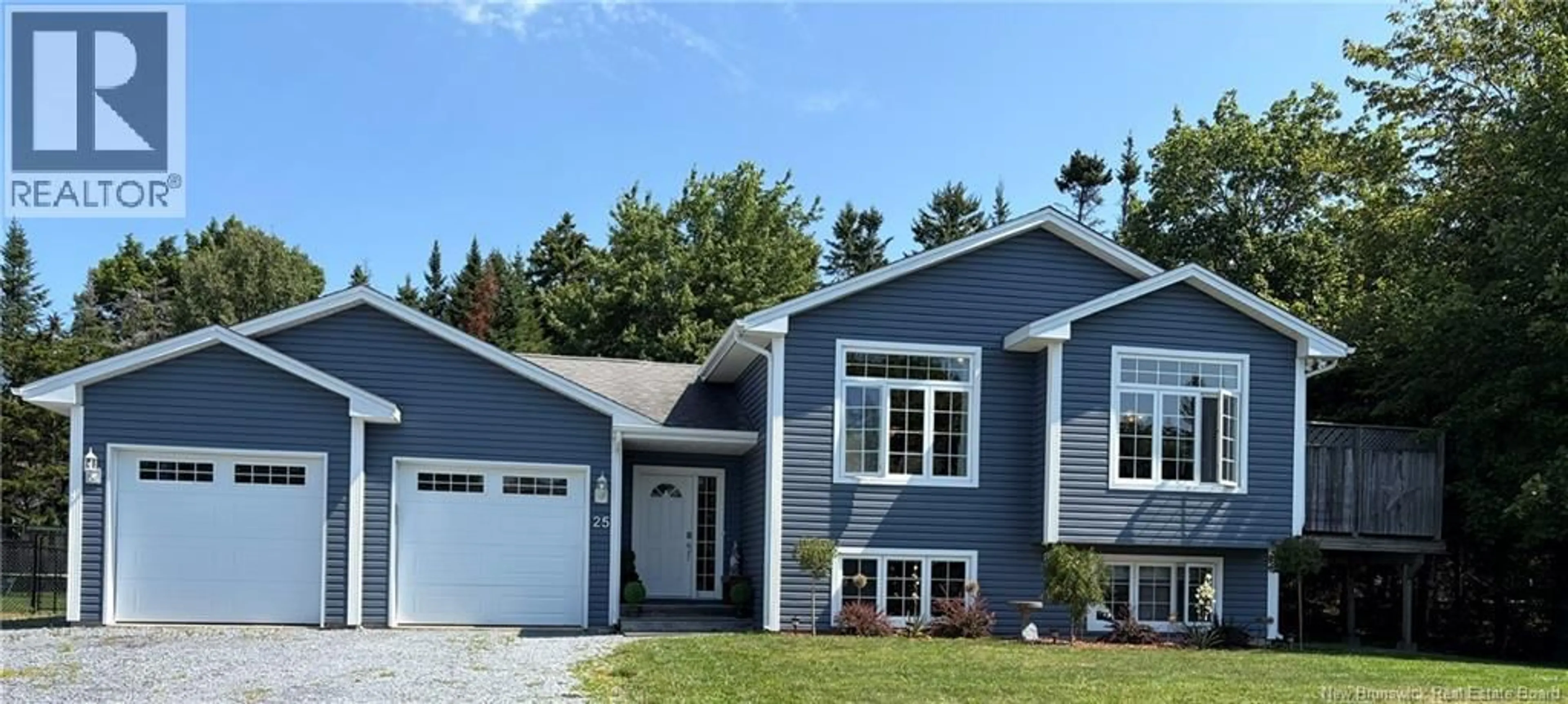 Home with vinyl exterior material, street for 25 ISAAC STREET, Rothesay New Brunswick E2E0E6
