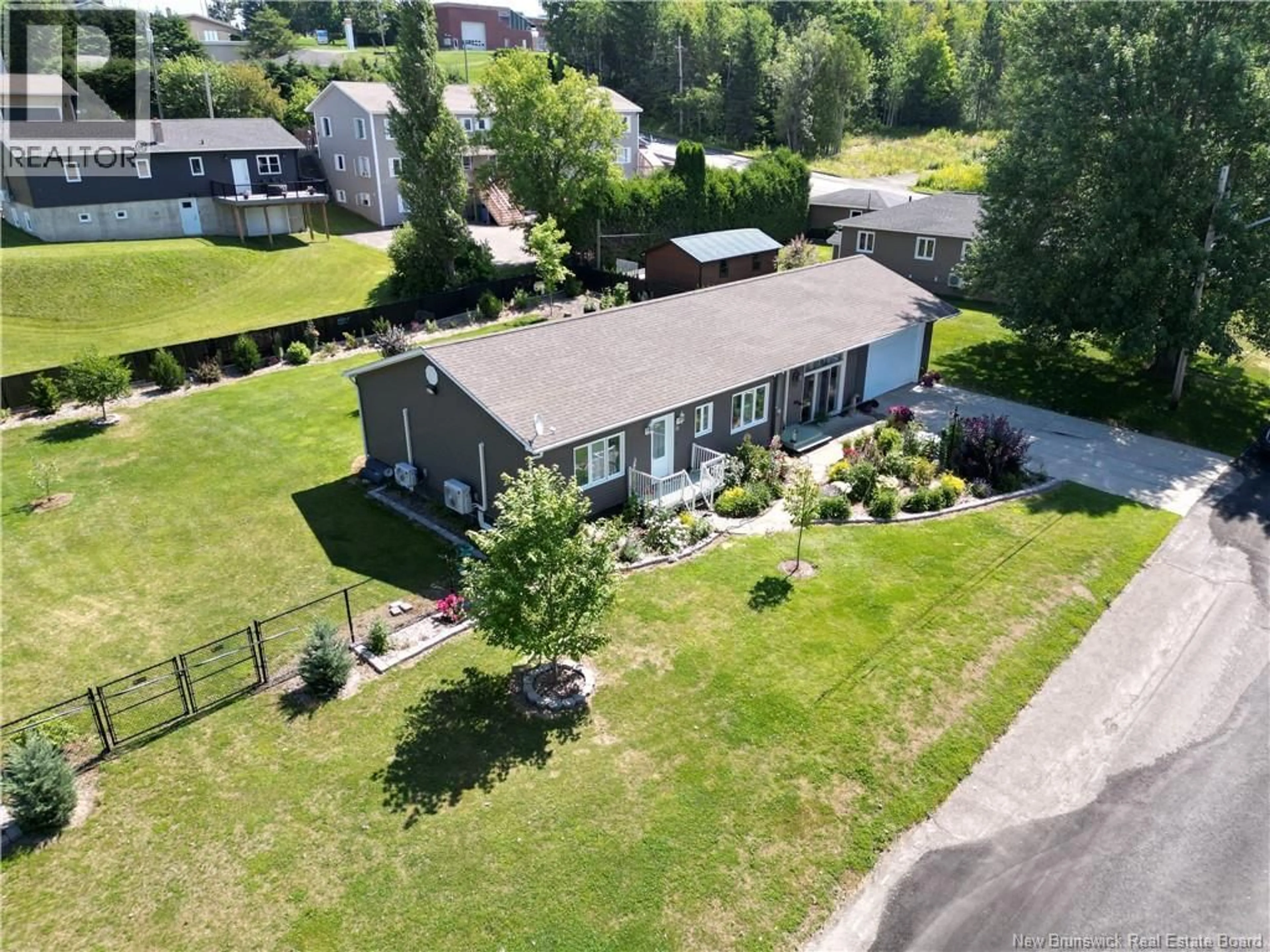 A pic from outside/outdoor area/front of a property/back of a property/a pic from drone, mountain view for 16 BEAULIEU STREET, Grand-Sault/Grand Falls New Brunswick E3Y1C9