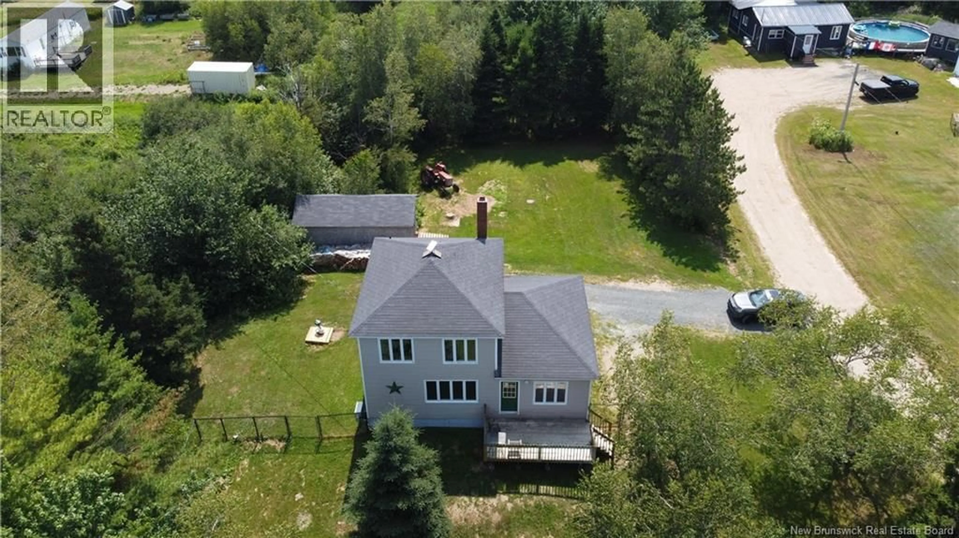 A pic from outside/outdoor area/front of a property/back of a property/a pic from drone, unknown for 9 BAYVIEW SOUTH ROAD, Baie-Sainte-Anne New Brunswick E9A1A5