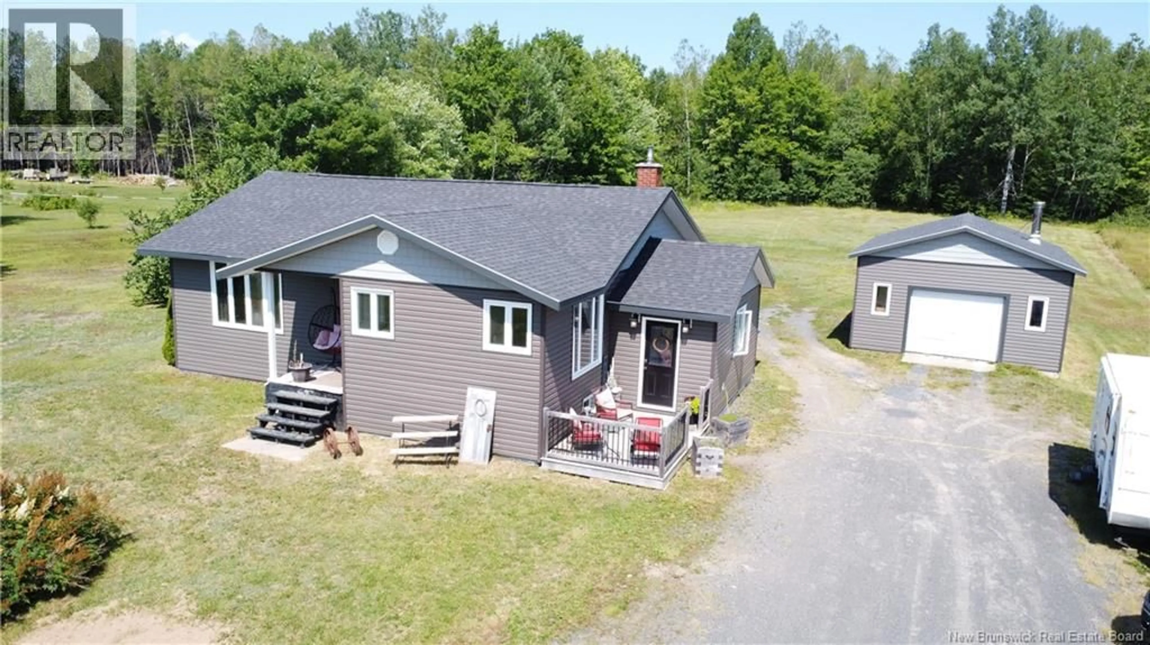 A pic from outside/outdoor area/front of a property/back of a property/a pic from drone, building for 675 ROUTE 160, Allardville New Brunswick E8L1K4