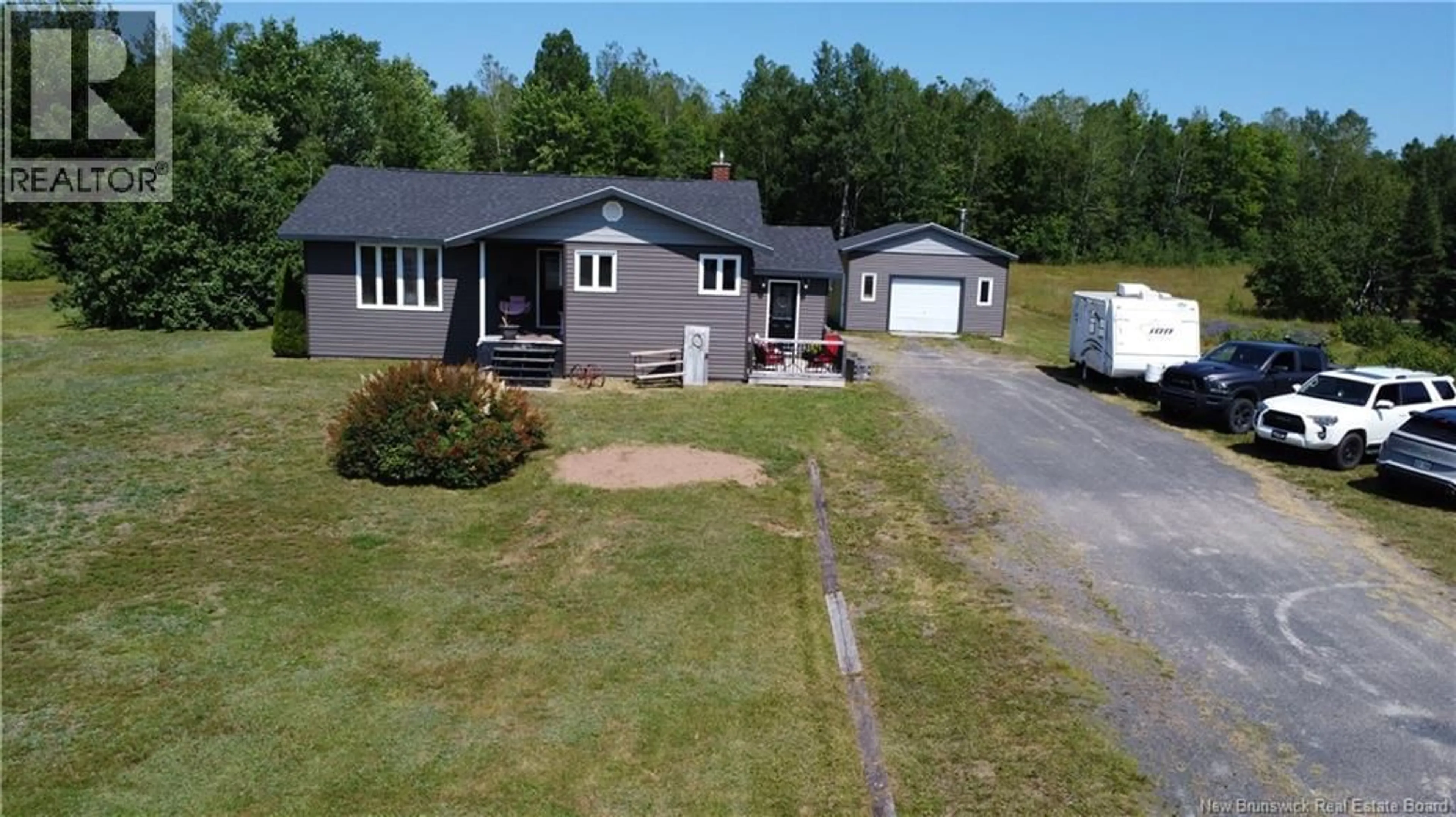 A pic from outside/outdoor area/front of a property/back of a property/a pic from drone, street for 675 ROUTE 160, Allardville New Brunswick E8L1K4