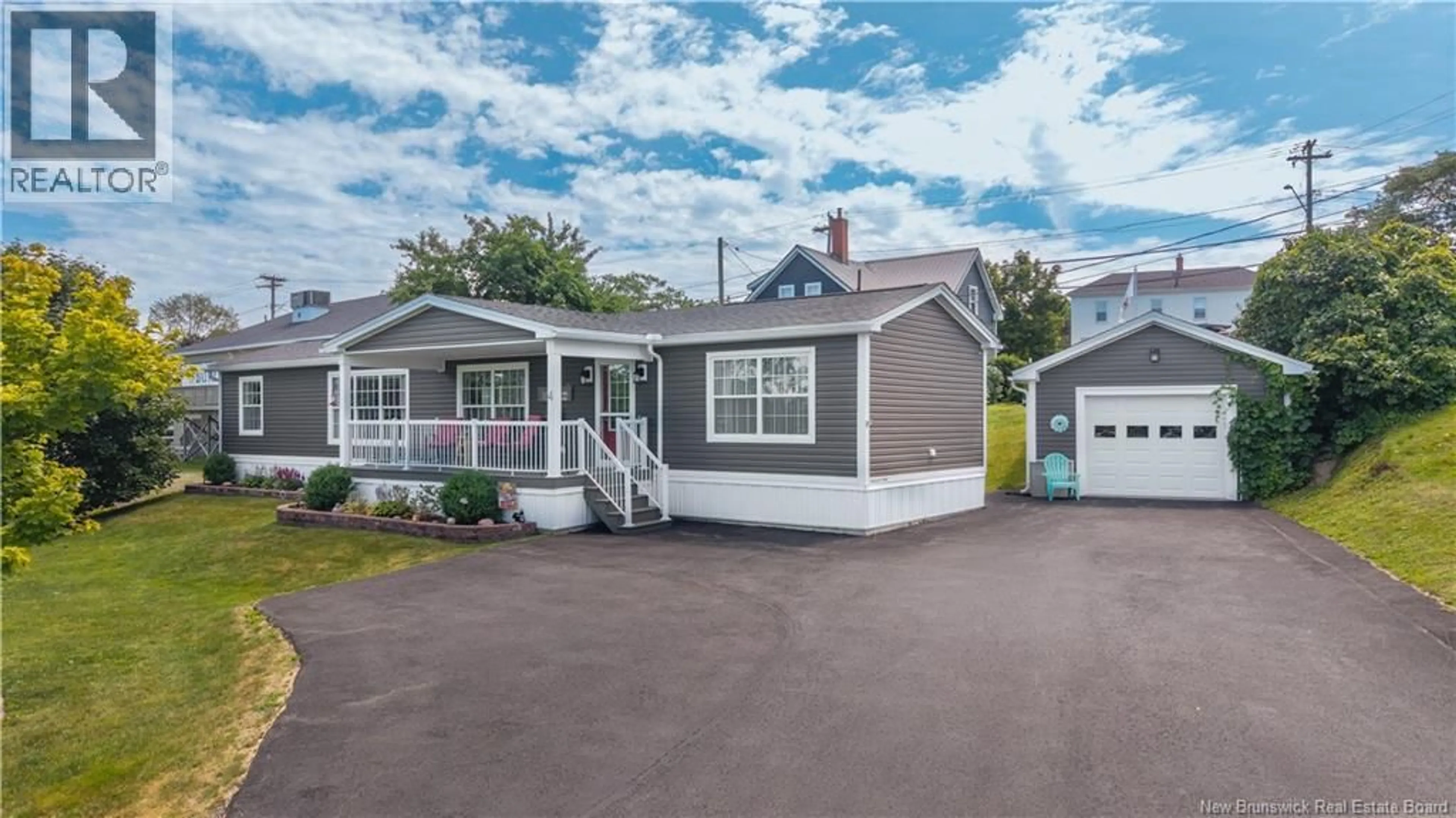 Home with vinyl exterior material, street for 4 NORTH STREET, St George New Brunswick E5C3K7