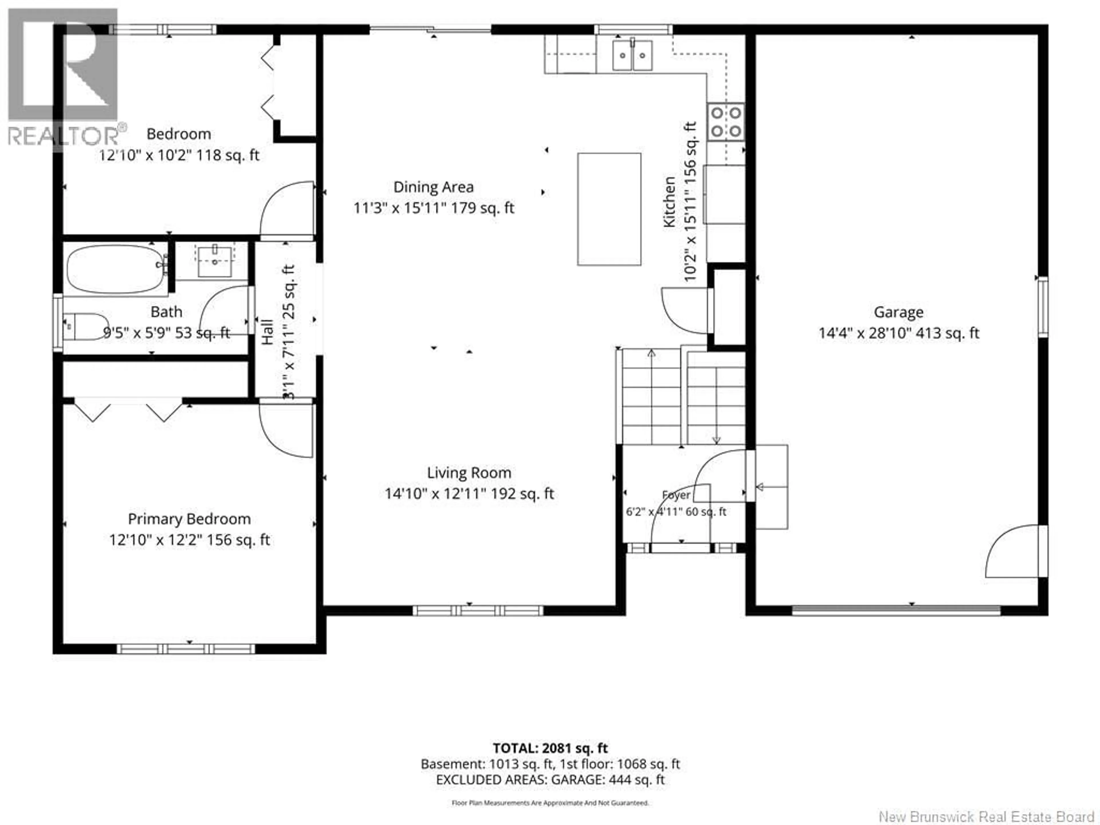 Floor plan for 14 ROBERT STREET, Shediac New Brunswick E4P0R2