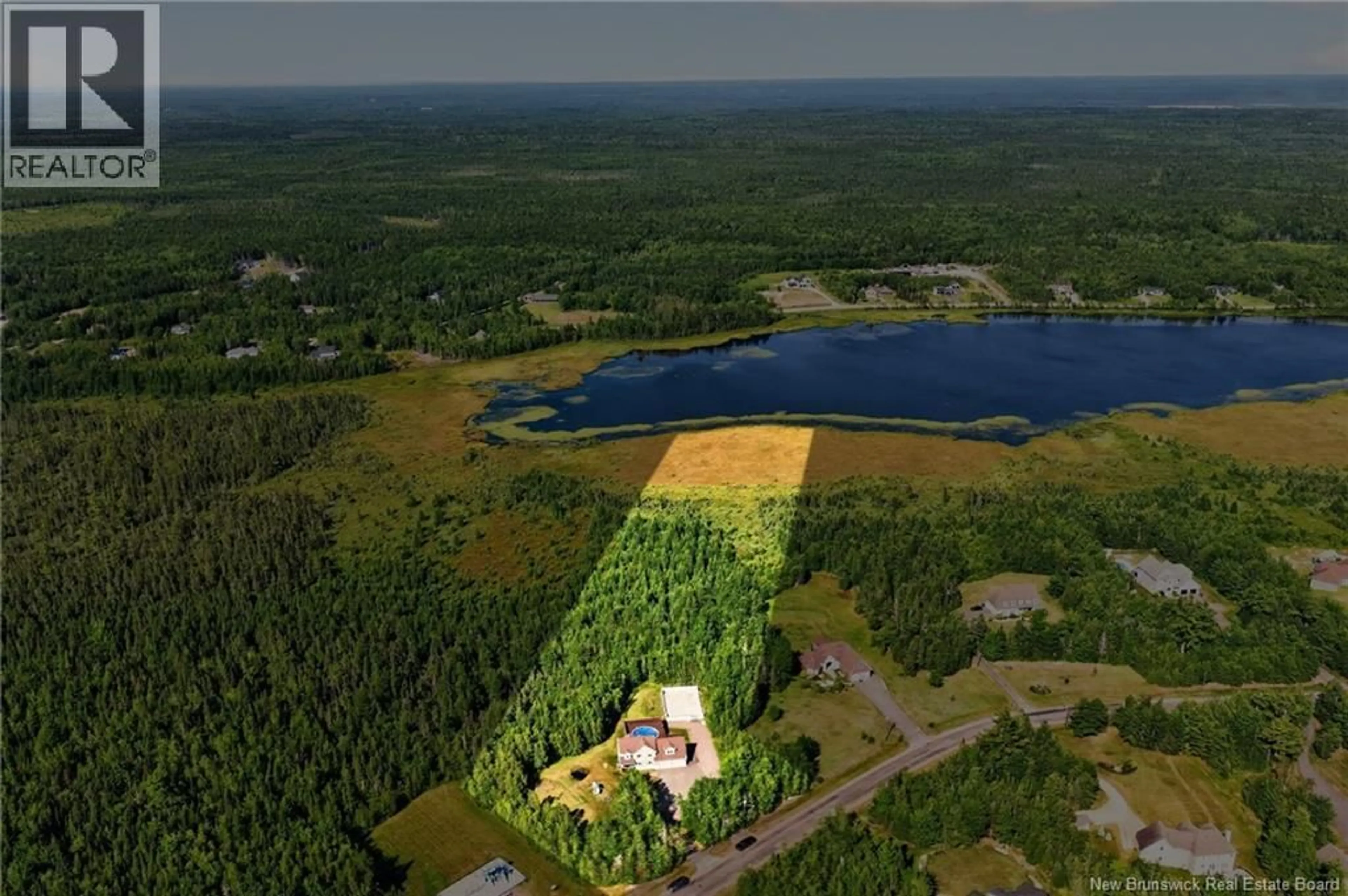 A pic from outside/outdoor area/front of a property/back of a property/a pic from drone, water/lake/river/ocean view for 134 DU PORTAGE STREET, Memramcook New Brunswick E4K3Y3