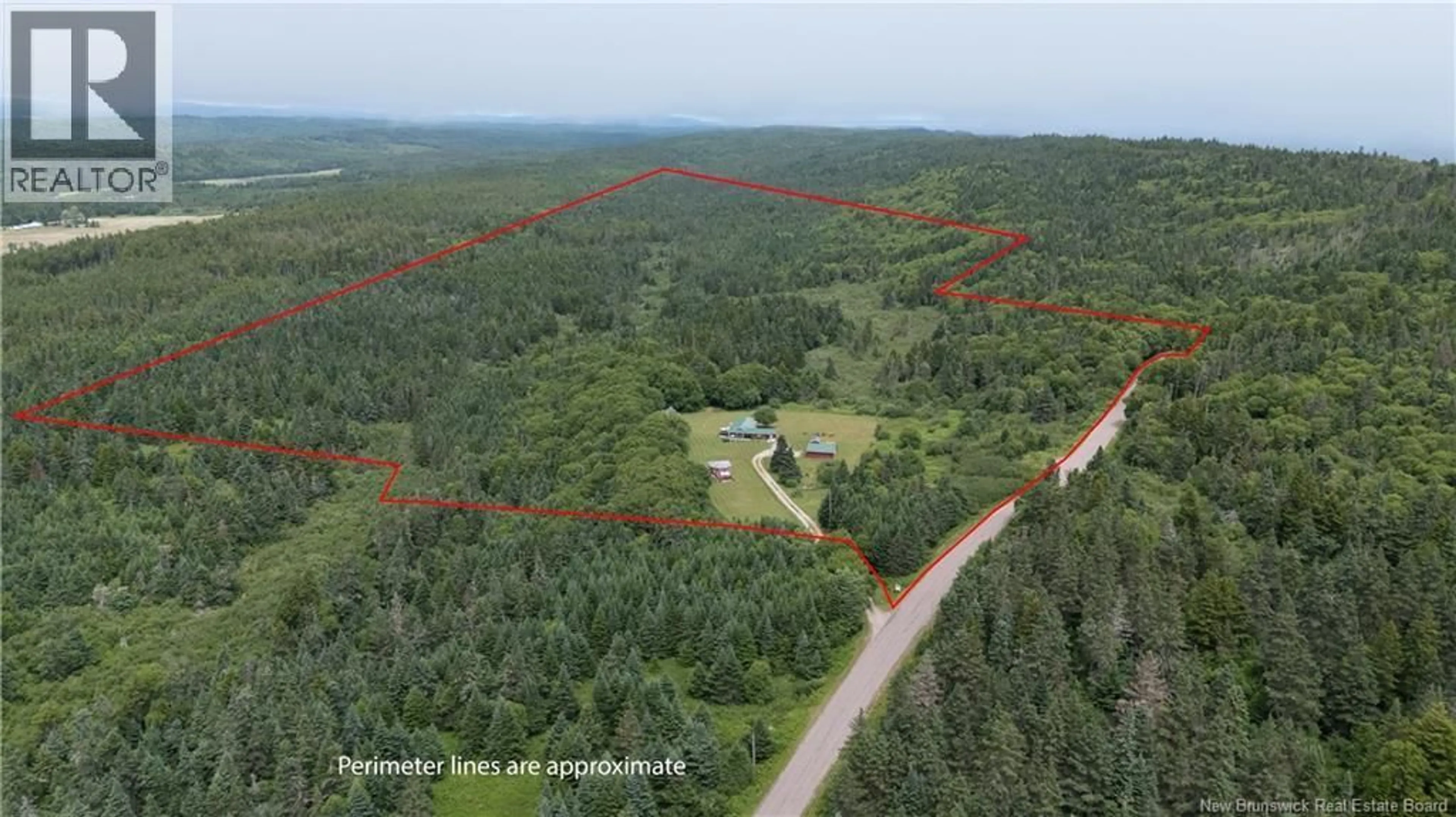 A pic from outside/outdoor area/front of a property/back of a property/a pic from drone, forest/trees view for 279 CAPE ENRAGE ROAD, Waterside New Brunswick E4H4L2